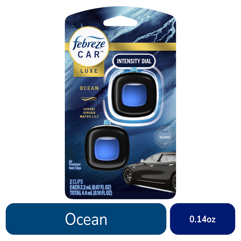 Febreze Car Air Freshener Odor-Fighting Automotive Vent Clip Ocn
