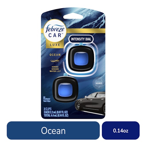Febreze Car Air Freshener Odor-Fighting Automotive Vent Clip Ocn Febreze Car Air Freshener Odor-Fighting Automotive Vent Clip Ocn