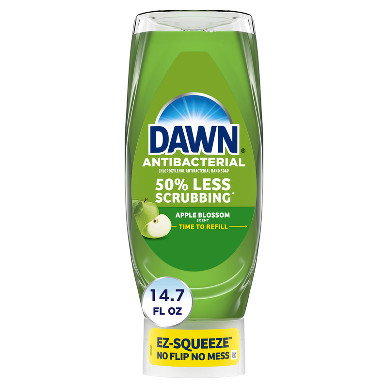 Dawn Ultra Antibacterial EZ-Squeeze Hand Soap, Apple Blossom, 14.7