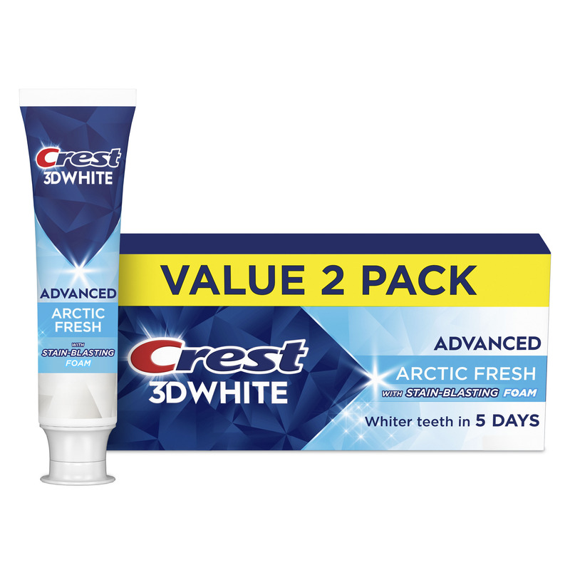 Crest 3D White Advanced Hydrogen Peroxide 2.5%, Teeth Whitening