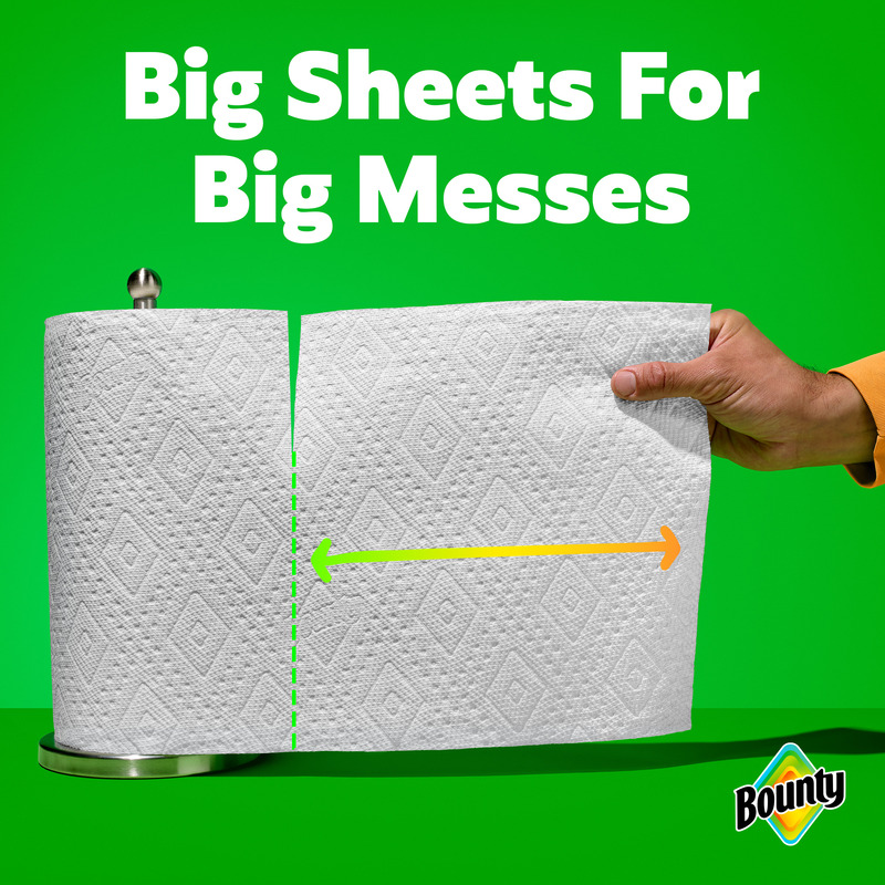 Bounty 2-Ply Paper Towel, 6 Double Plus Roll | Giant Eagle