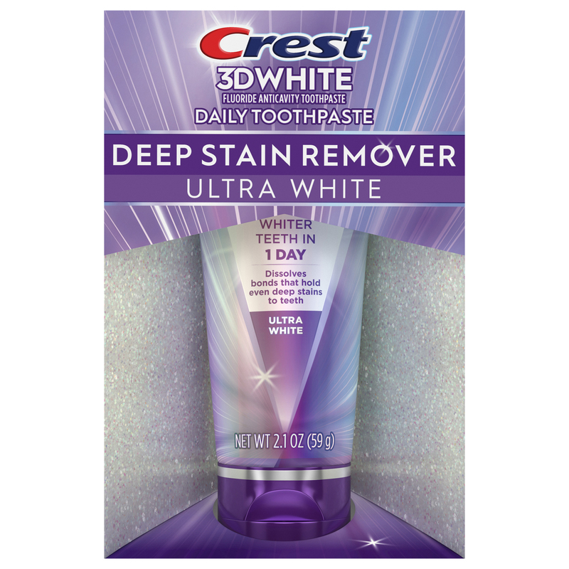 Crest 3DWhite Brilliance Deep Stain Remover Ultra White Toothpaste