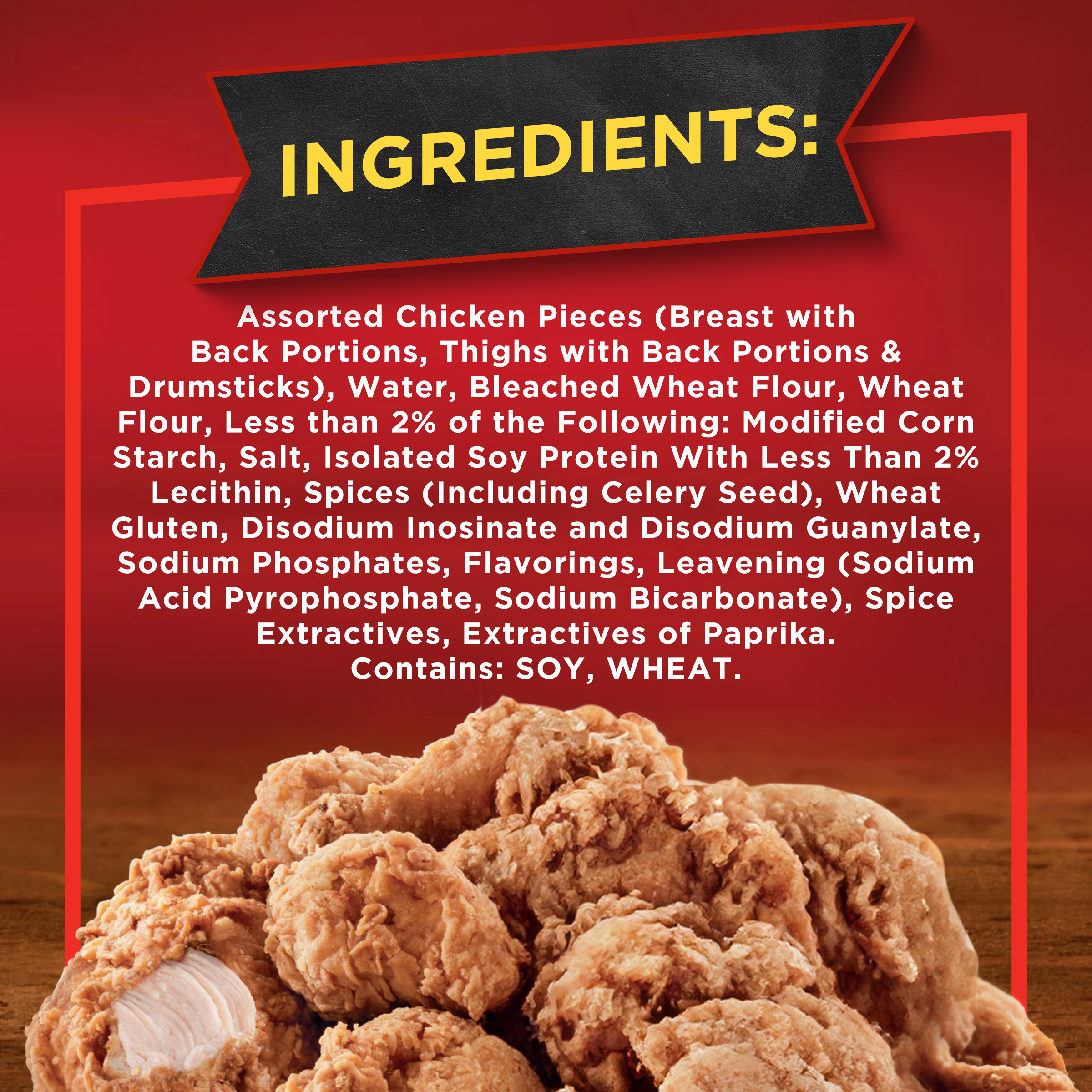 Banquet Original Crispy Fried Chicken, Frozen Meal, 29 Giant