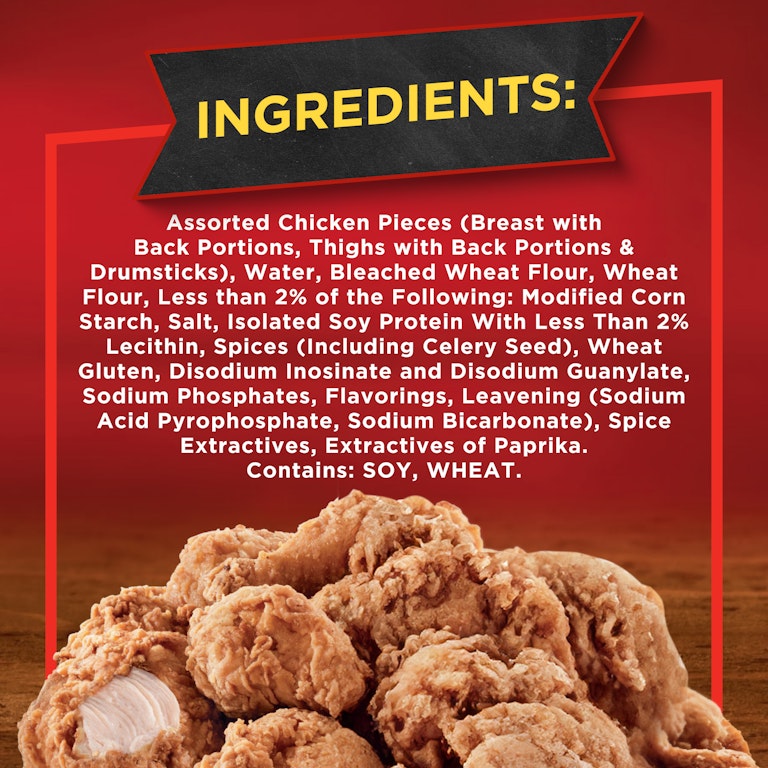 Banquet Original Crispy Fried Chicken, Frozen Meal, 29 Giant