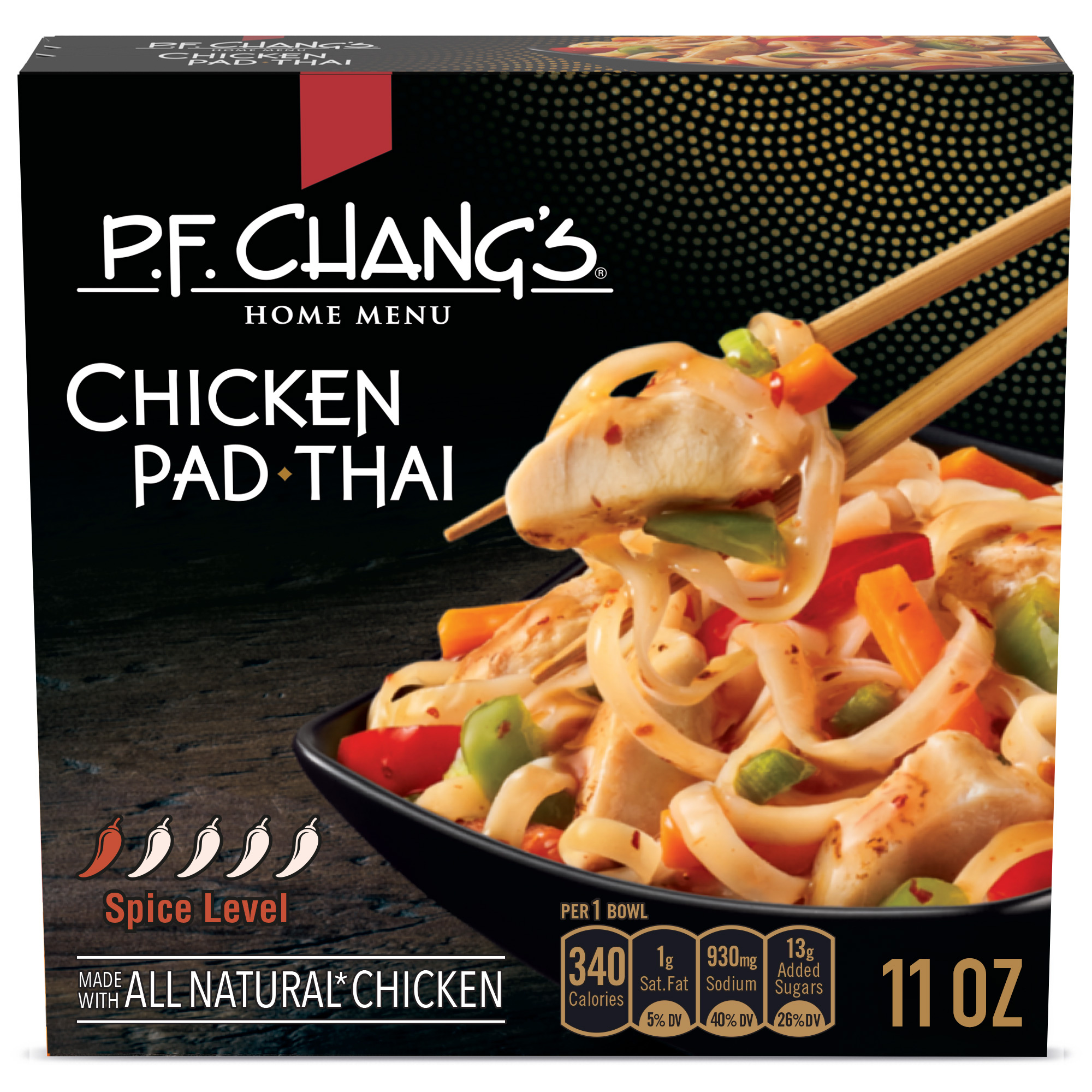P.F. Chang's Home Menu Chicken Pad Thai Noodle Bowl, Frozen Meal
