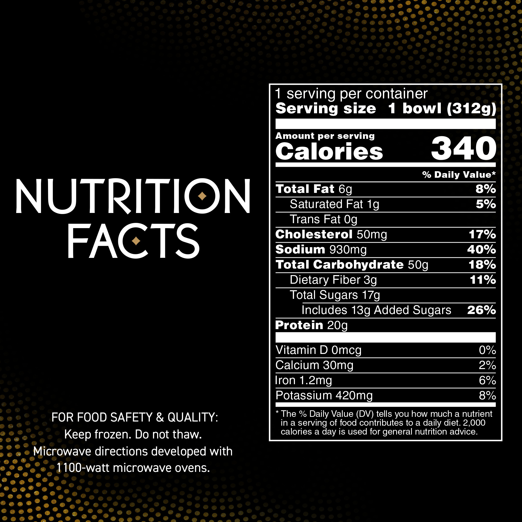 P.F. Chang's Home Menu Chicken Pad Thai Noodle Bowl, Frozen Meal