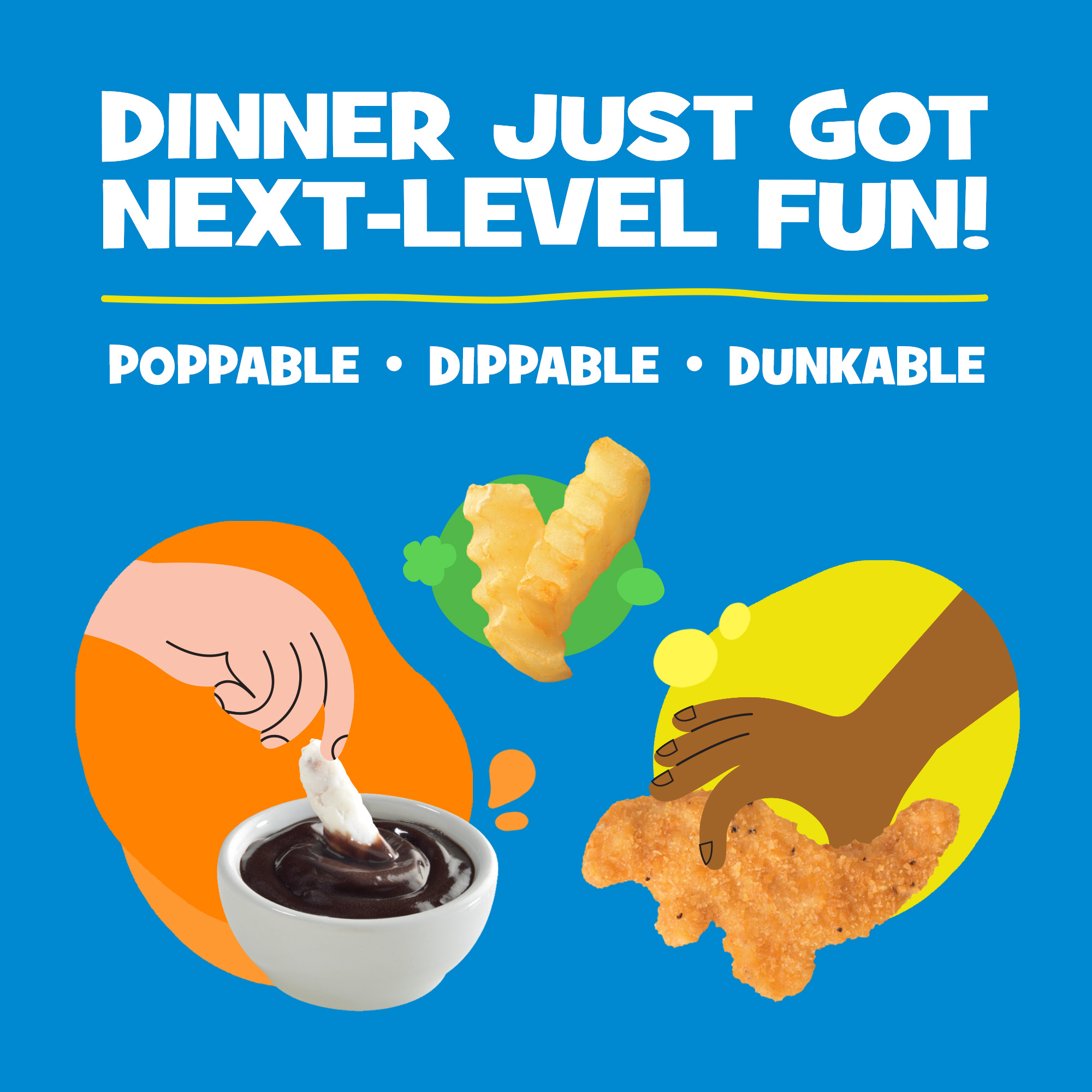Kid Cuisine Level Up Dino Chicken Nuggets, Frozen Meal, 9.7 oz