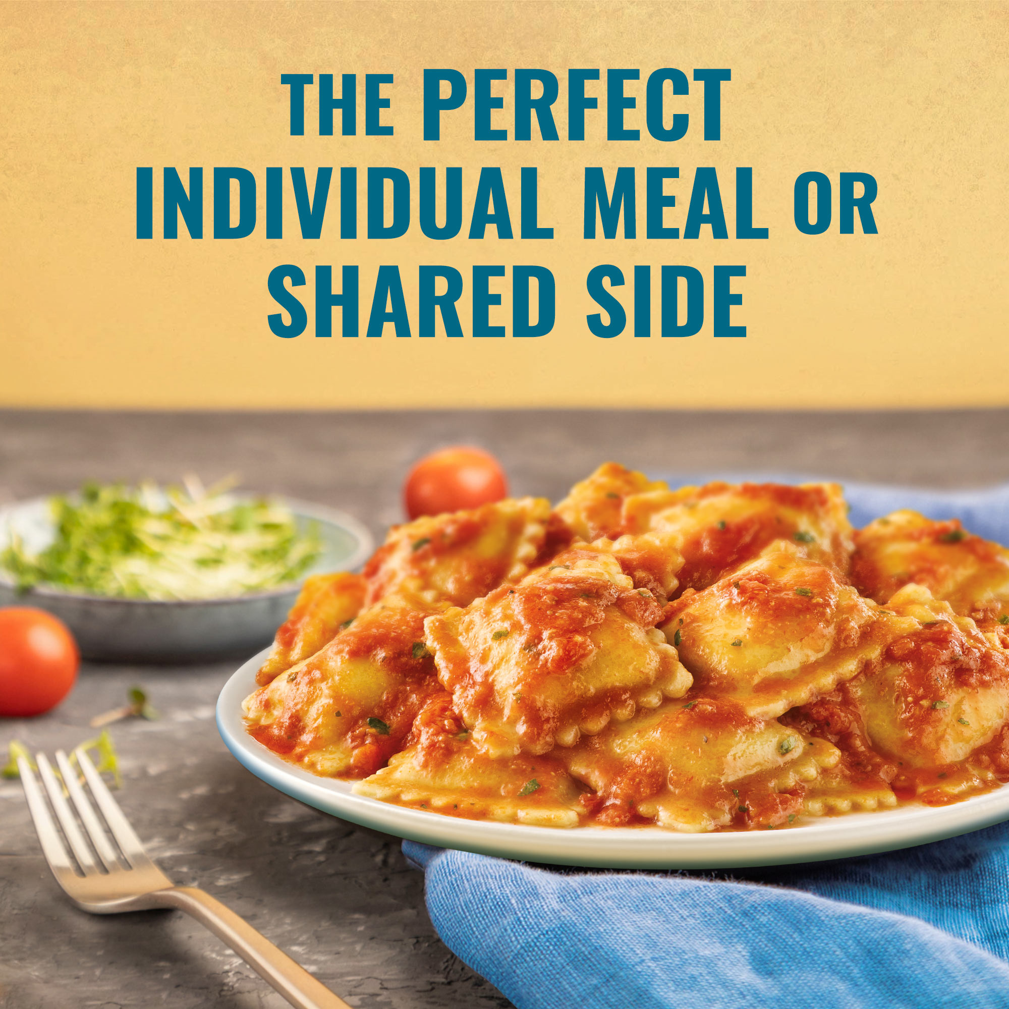 Bertolli Four Cheese Ravioli, Frozen Sides, 13 oz. | Giant Eagle
