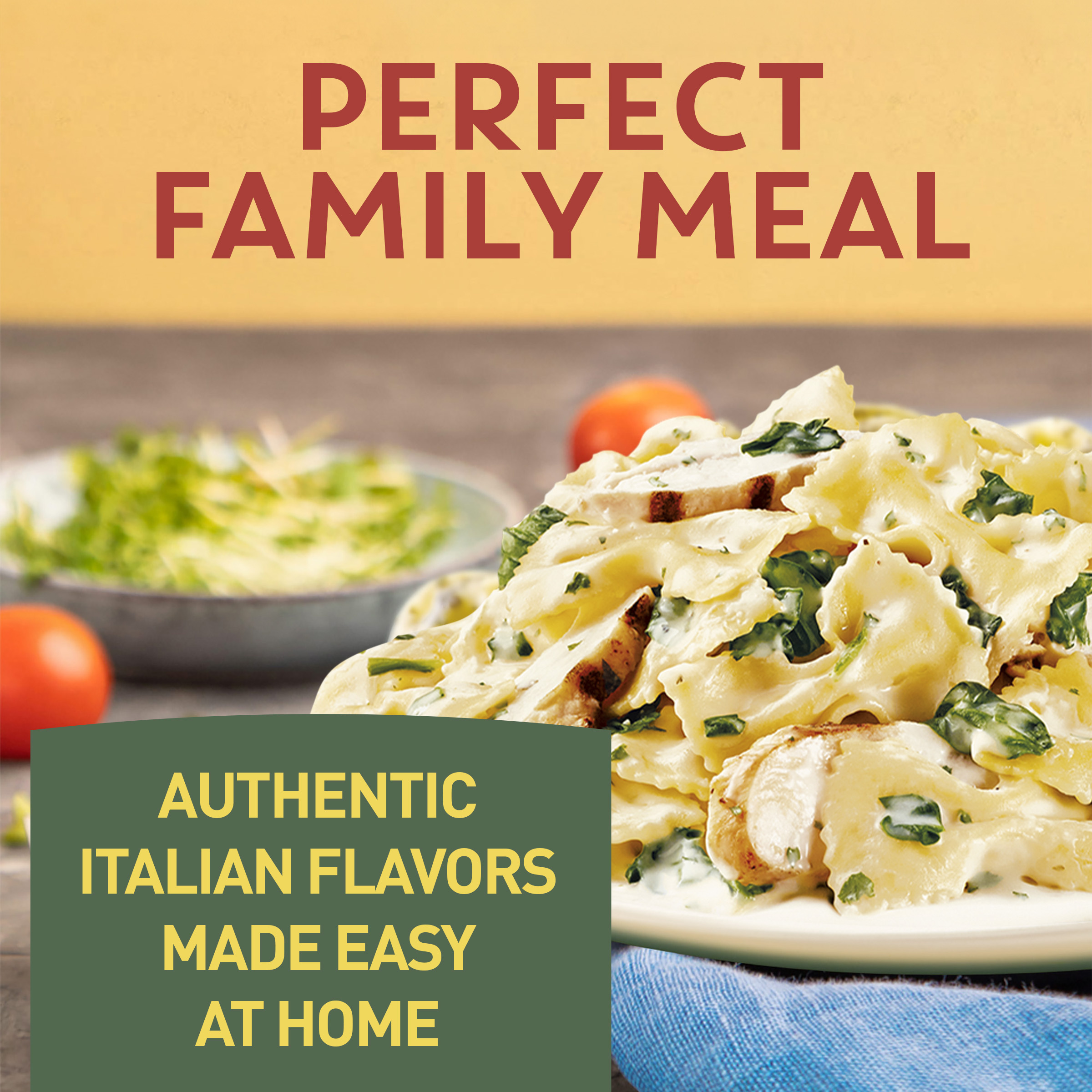 Bertolli Chicken Florentine & Farfalle, Family Size, Frozen Meal