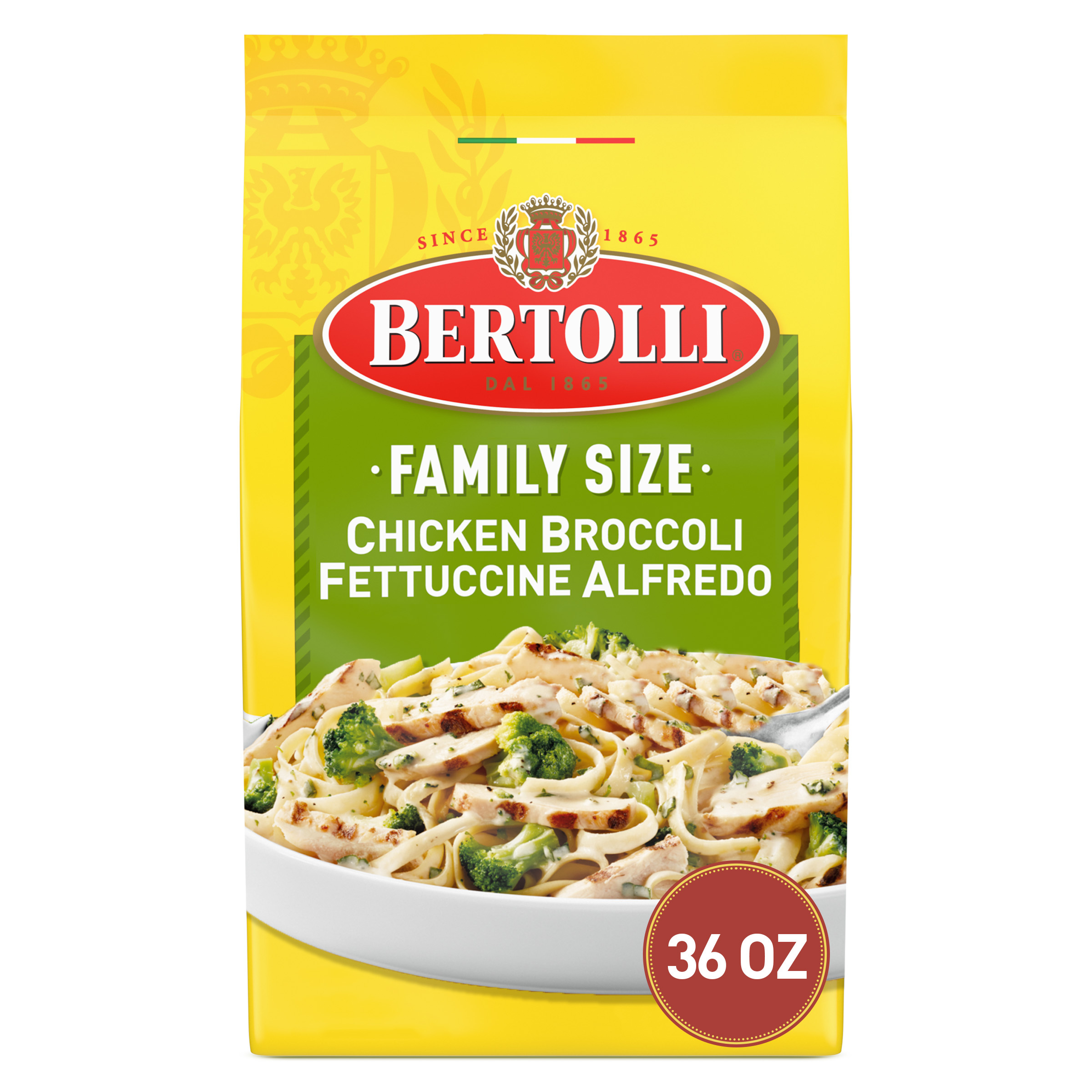 Bertolli Chicken Broccoli Fettuccine Alfredo, Family Size, Frozen