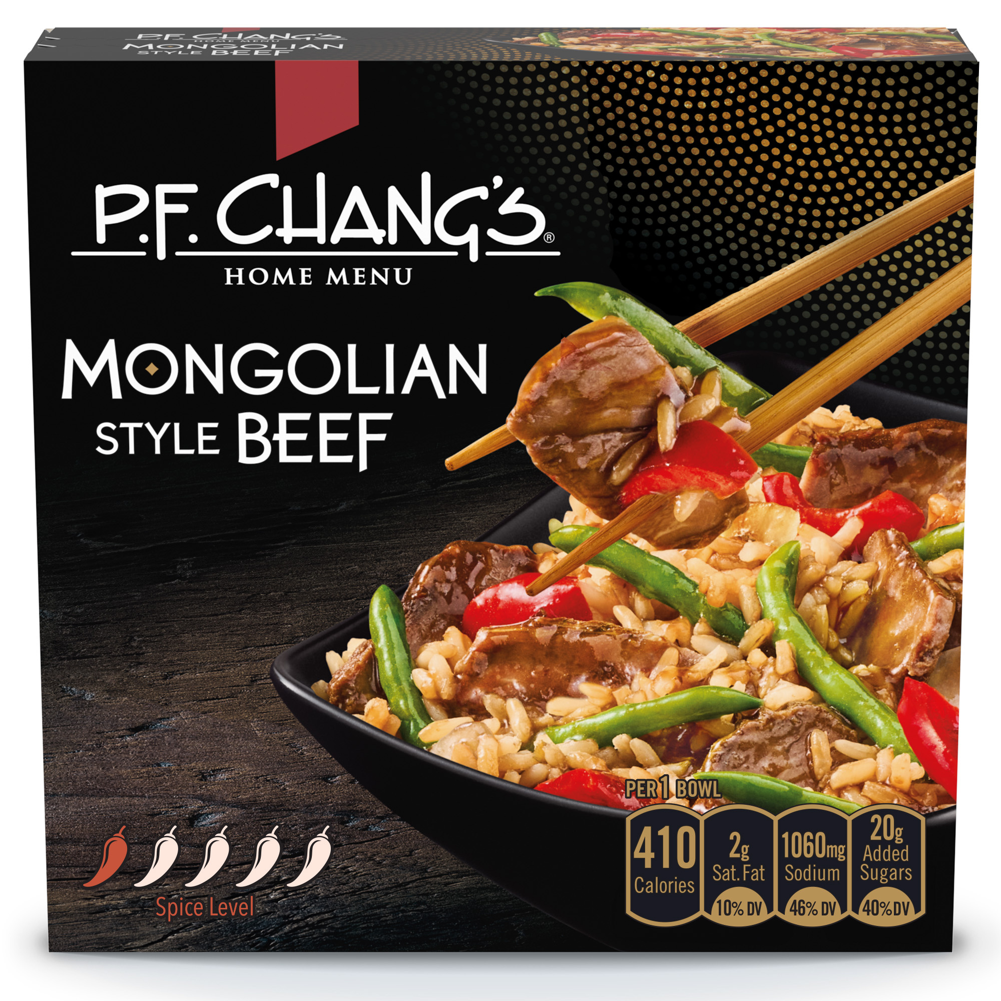 P.F. Chang's Home Menu Mongolian Style Beef Bowl, Frozen Meal, 11