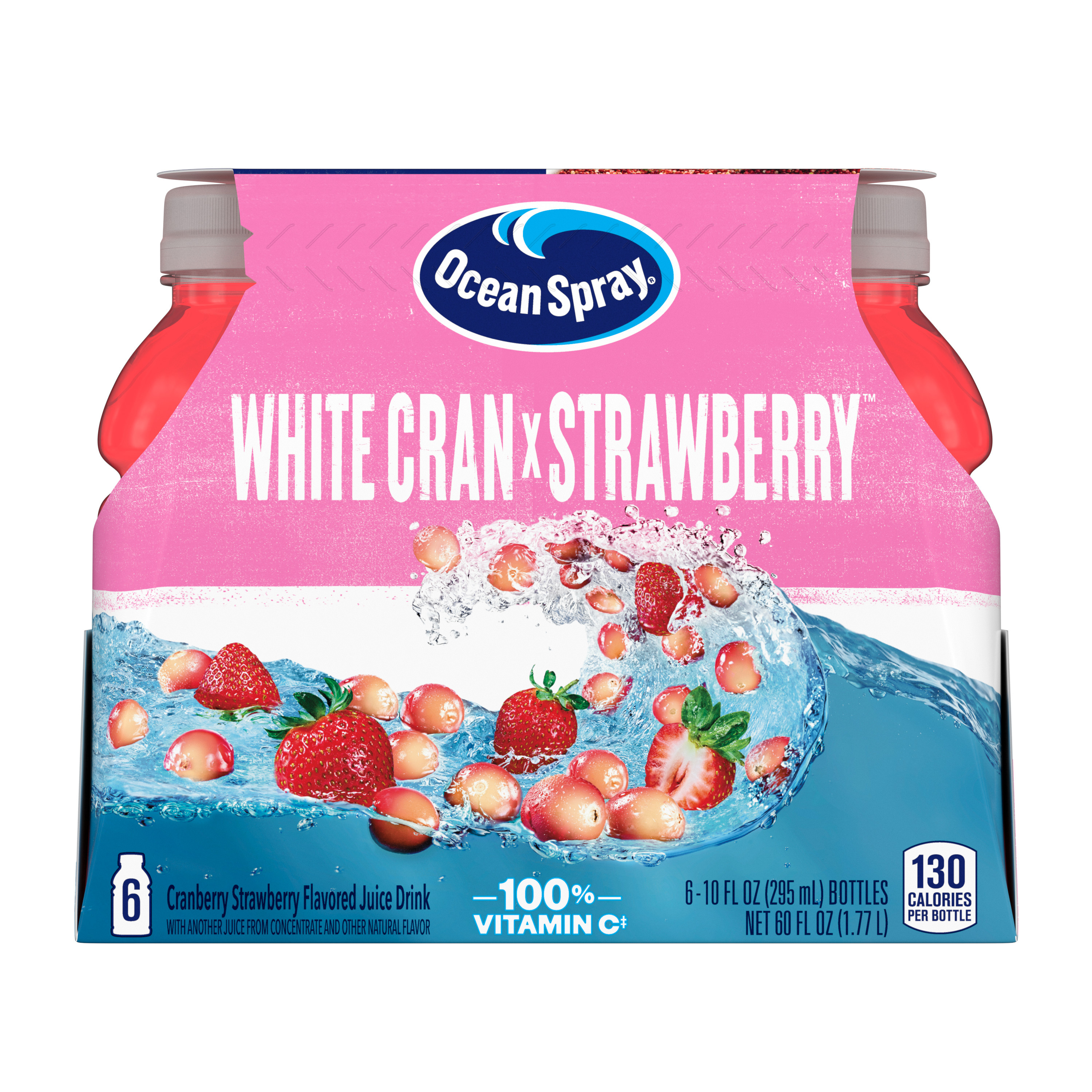 Ocean Spray® White Cranberry -Strawberry Juice Drink, 10 fl oz
