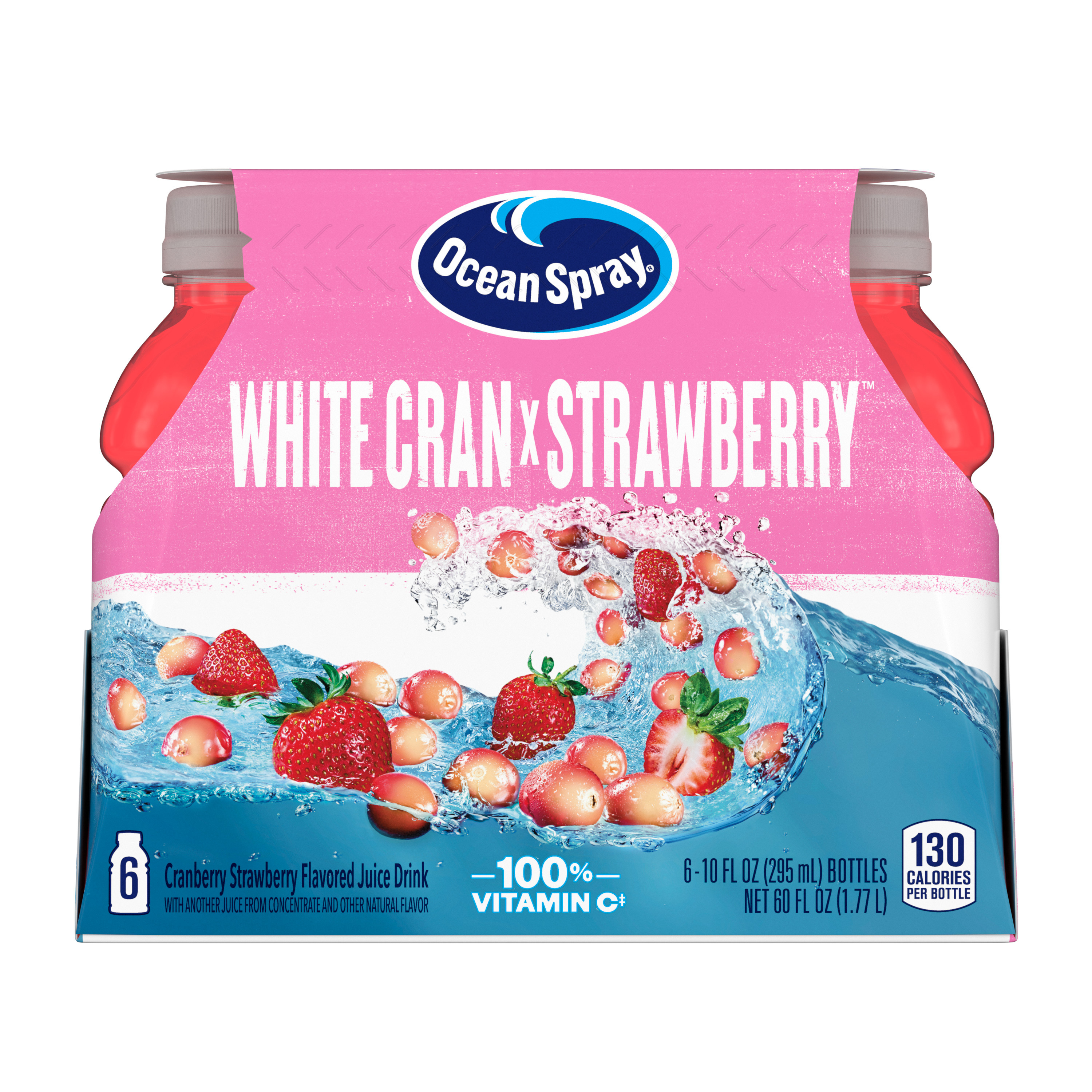 Ocean Spray® White Cranberry -Strawberry Juice Drink, 10 fl oz