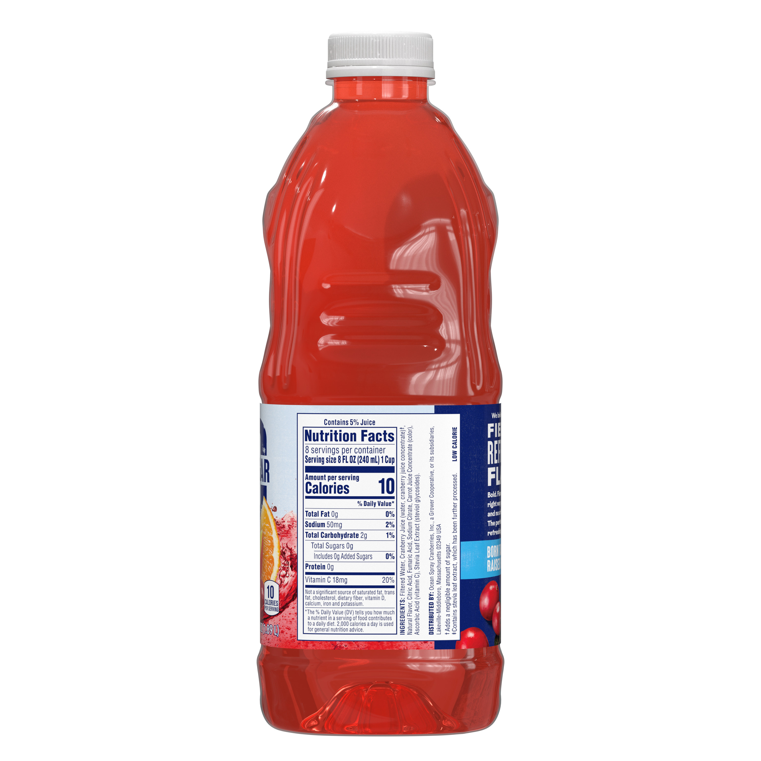 Ocean Spray® ZERO Sugar Tropical Punch Juice Drink, 64 Fl Oz