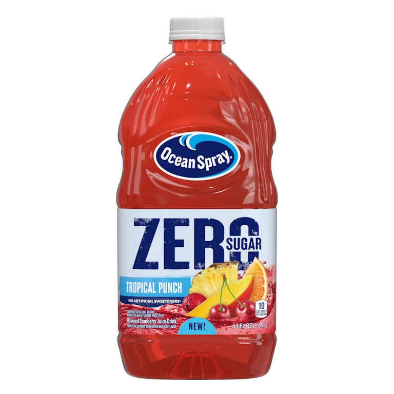 Ocean Spray® ZERO Sugar Tropical Punch Juice Drink, 64 Fl Oz