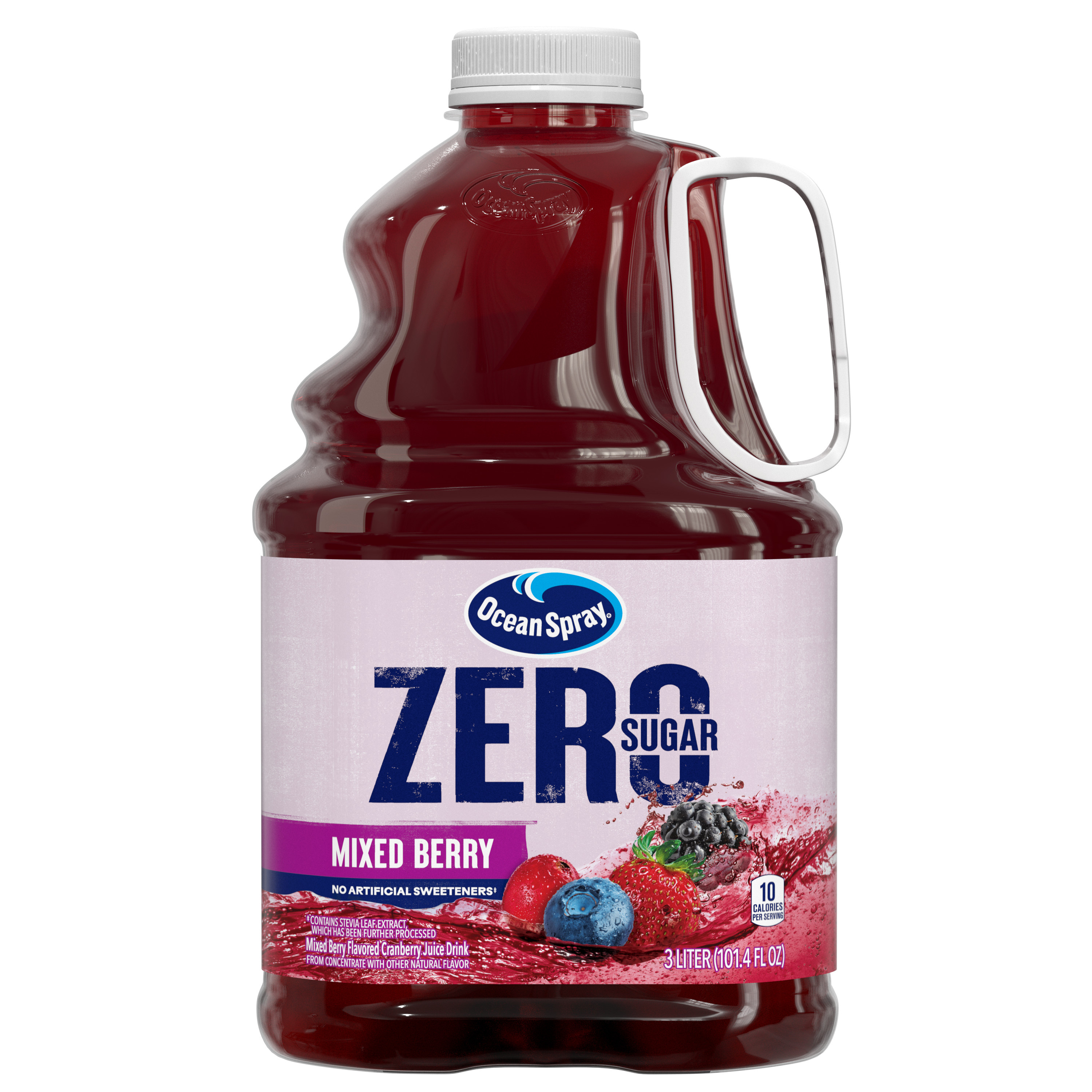 Ocean Spray® ZERO Sugar Mixed Berry Juice Drink, 3 Liter Bottle