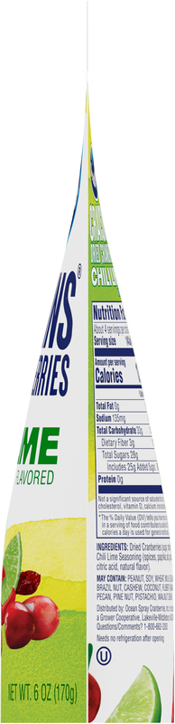 Ocean Spray Chili Lime Flavored Dried Cranberries | Giant Eagle