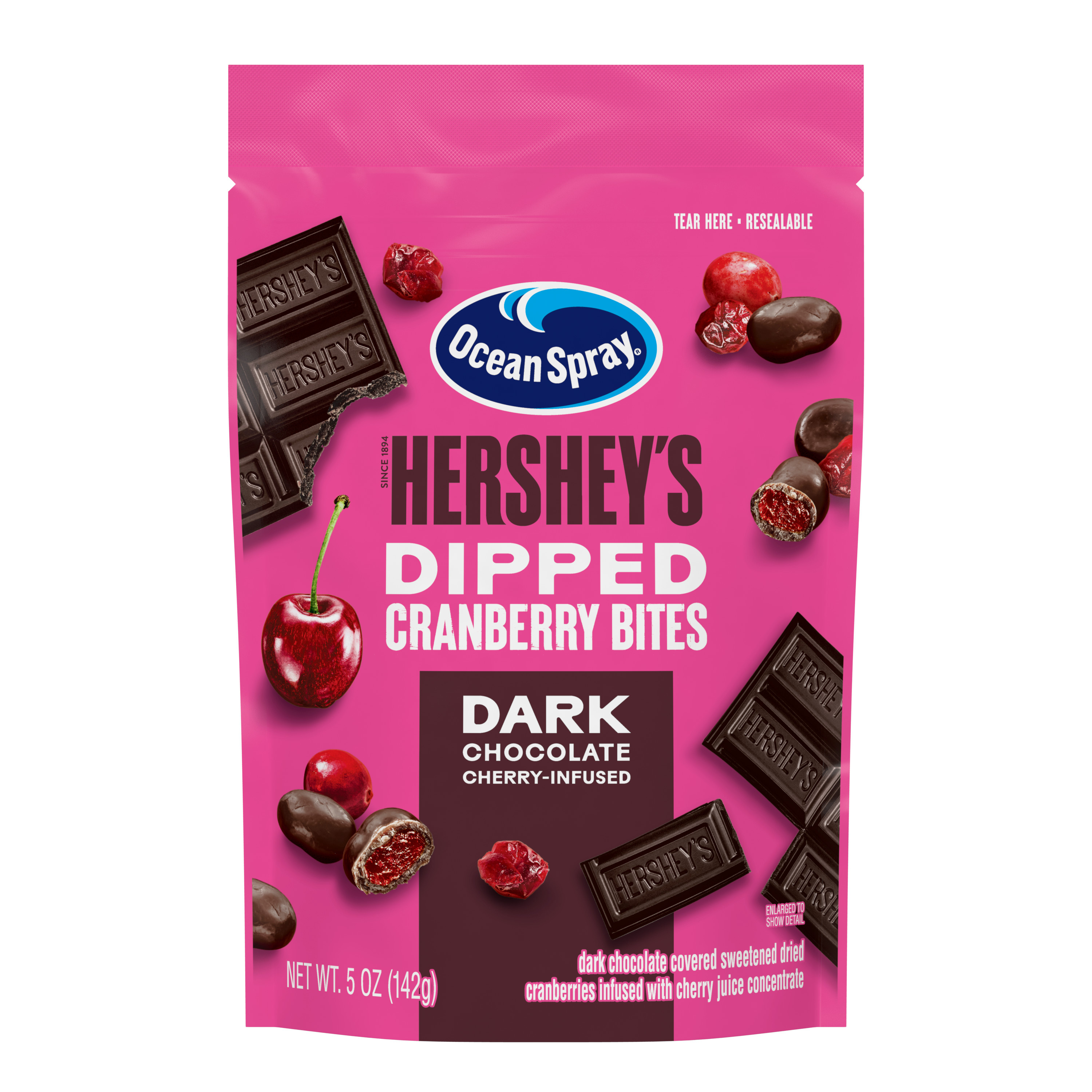 Ocean Spray Hershey's Dark Chocolate Dipped Cranberry Bites With