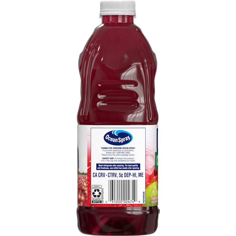 Ocean Spray Diet Cran Apple Cranberry Apple Juice Drink 64 Fl Oz Bottle at Westfield Market District Neighborhood Grocery Store Pharmacy Giant Eagle