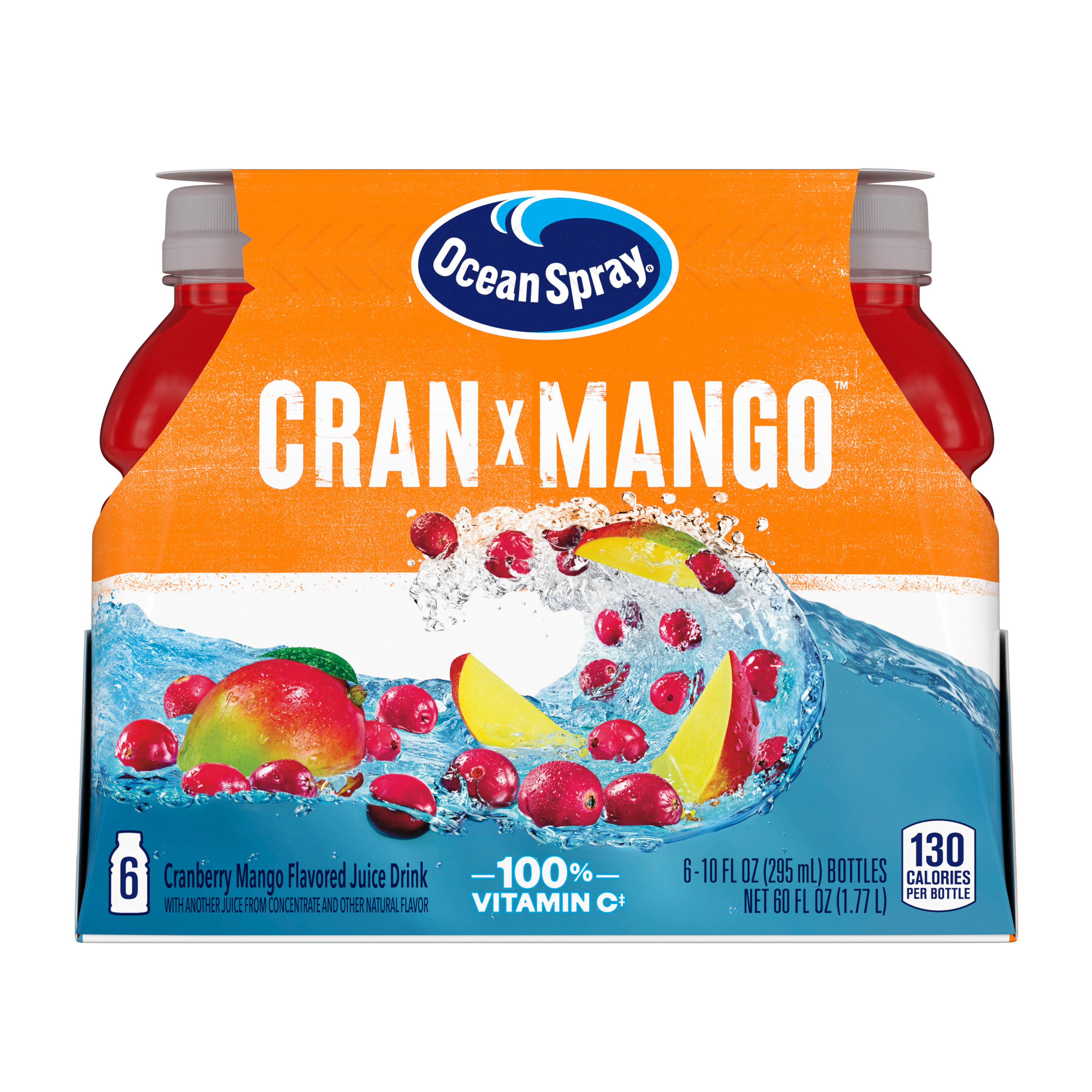 Ocean Spray® Cran-Mango™ Cranberry Mango Juice Drinks, 10 Fl Oz