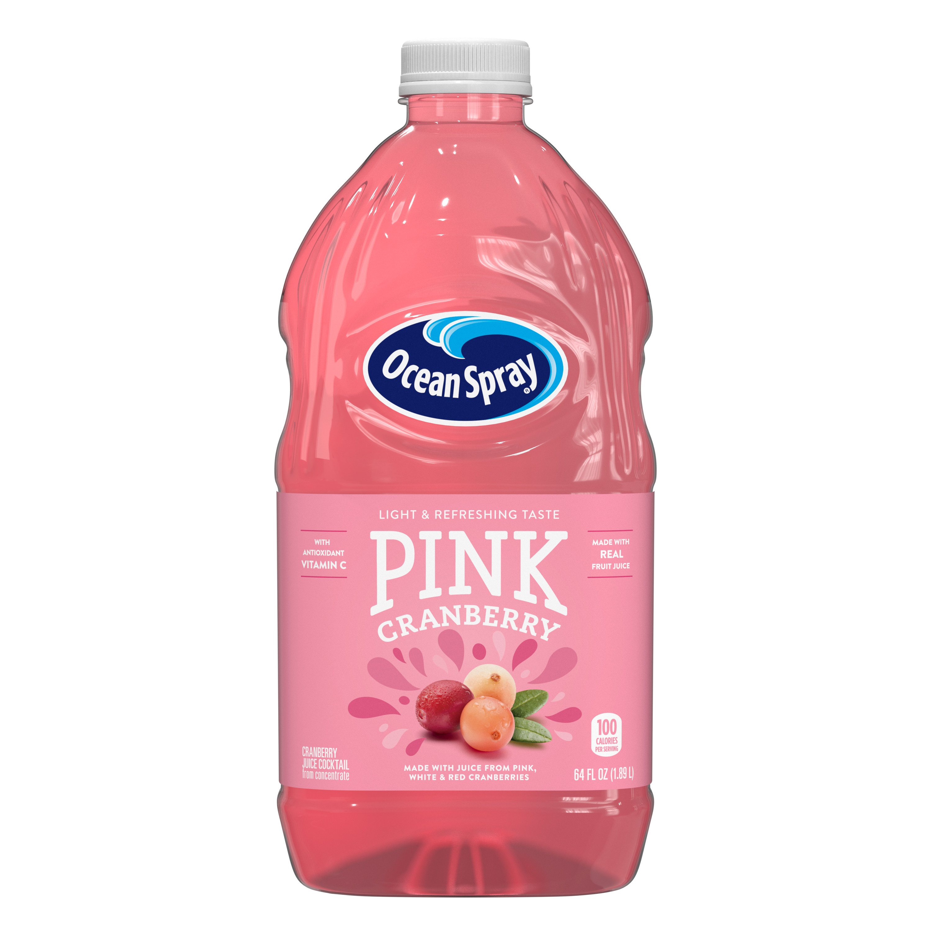 Ocean Spray® Pink Cranberry Juice Cocktail, 64 Fl Oz Bottle