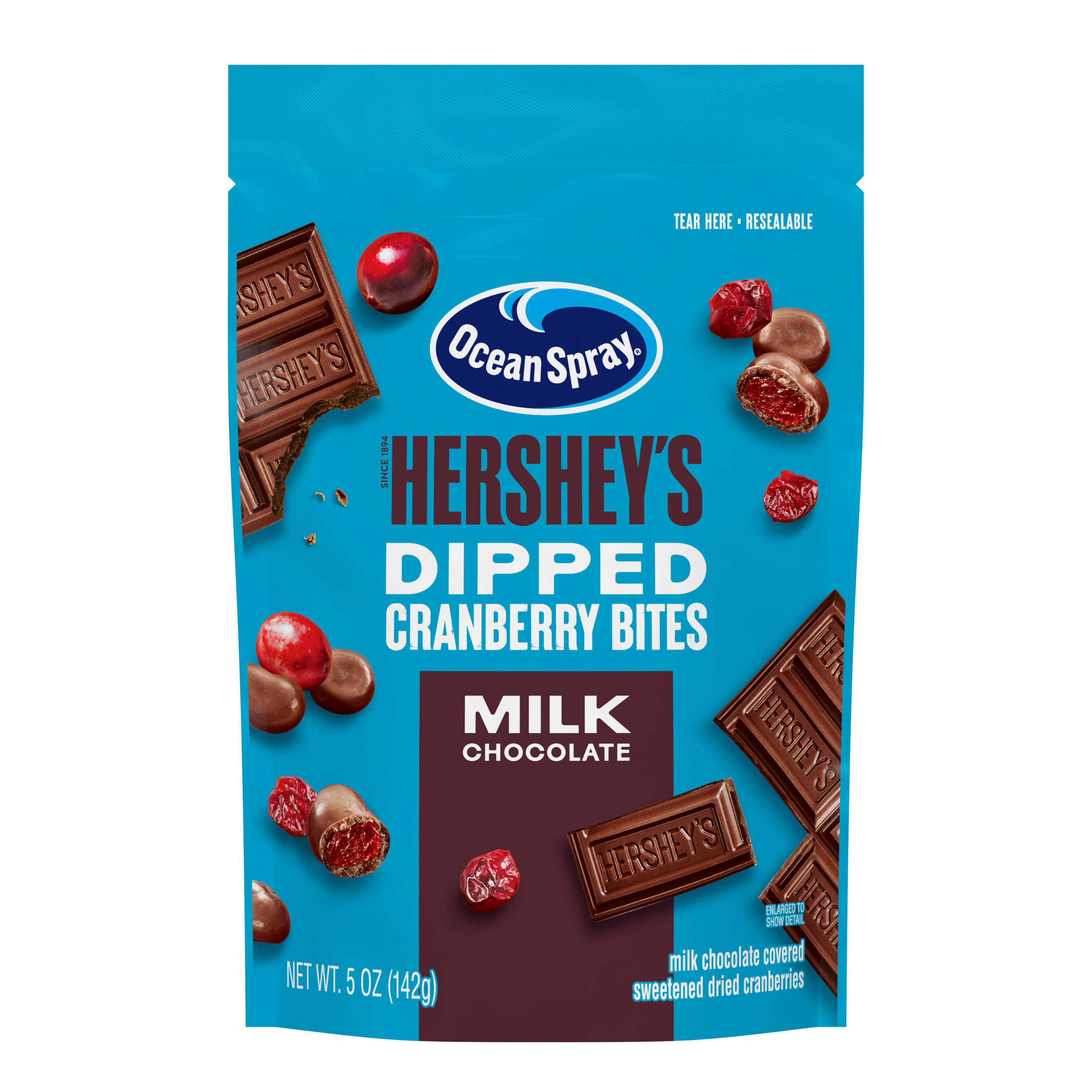 Ocean Spray® HERSHEY'S® Milk Chocolate Dipped Cranberry Bites