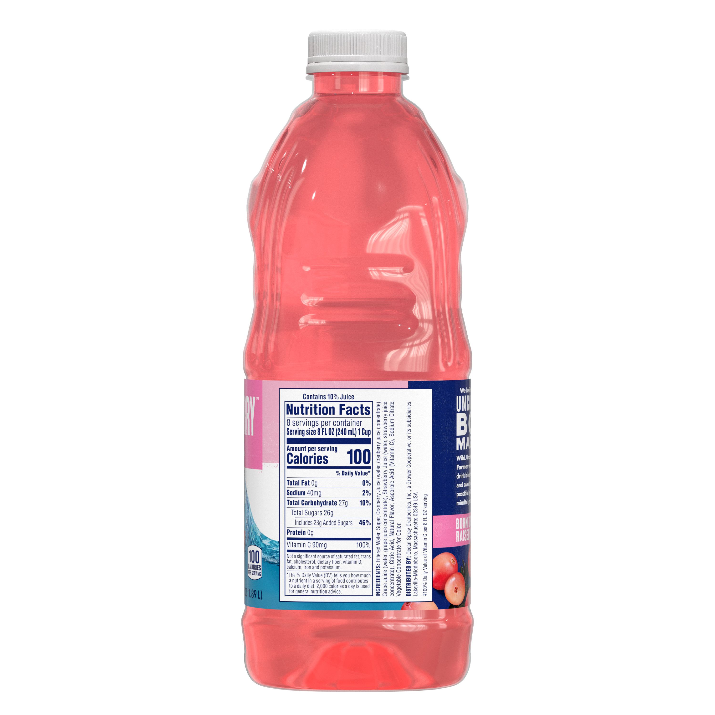 sugar！crazy ocean Ocean Spray Tropical Punch Juice Drink 64 Fl Oz Bottle with