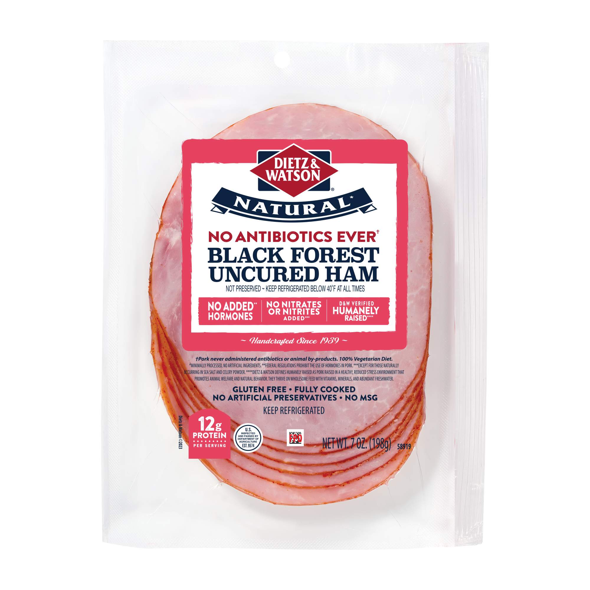 Dietz & Watson Ham, Uncured, Black Forest | Giant Eagle | Because