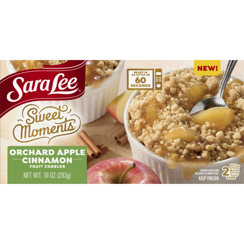 Sara Lee Real orchard apples and cinnamon come together under a