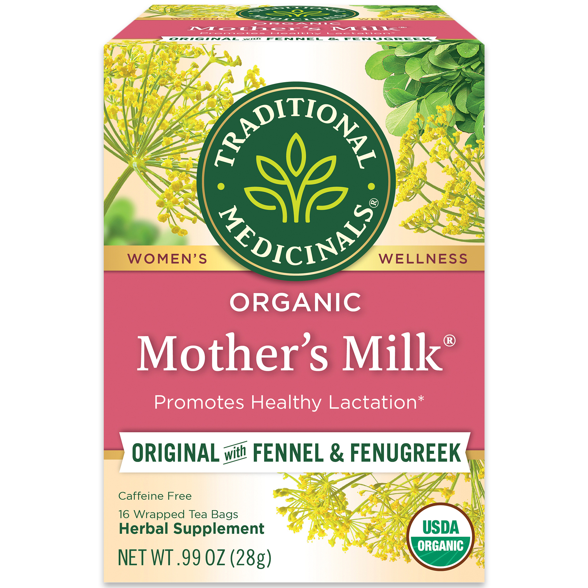 Organic Mother's Milk, Caffeine Free Herbal Lactation Tea | Giant