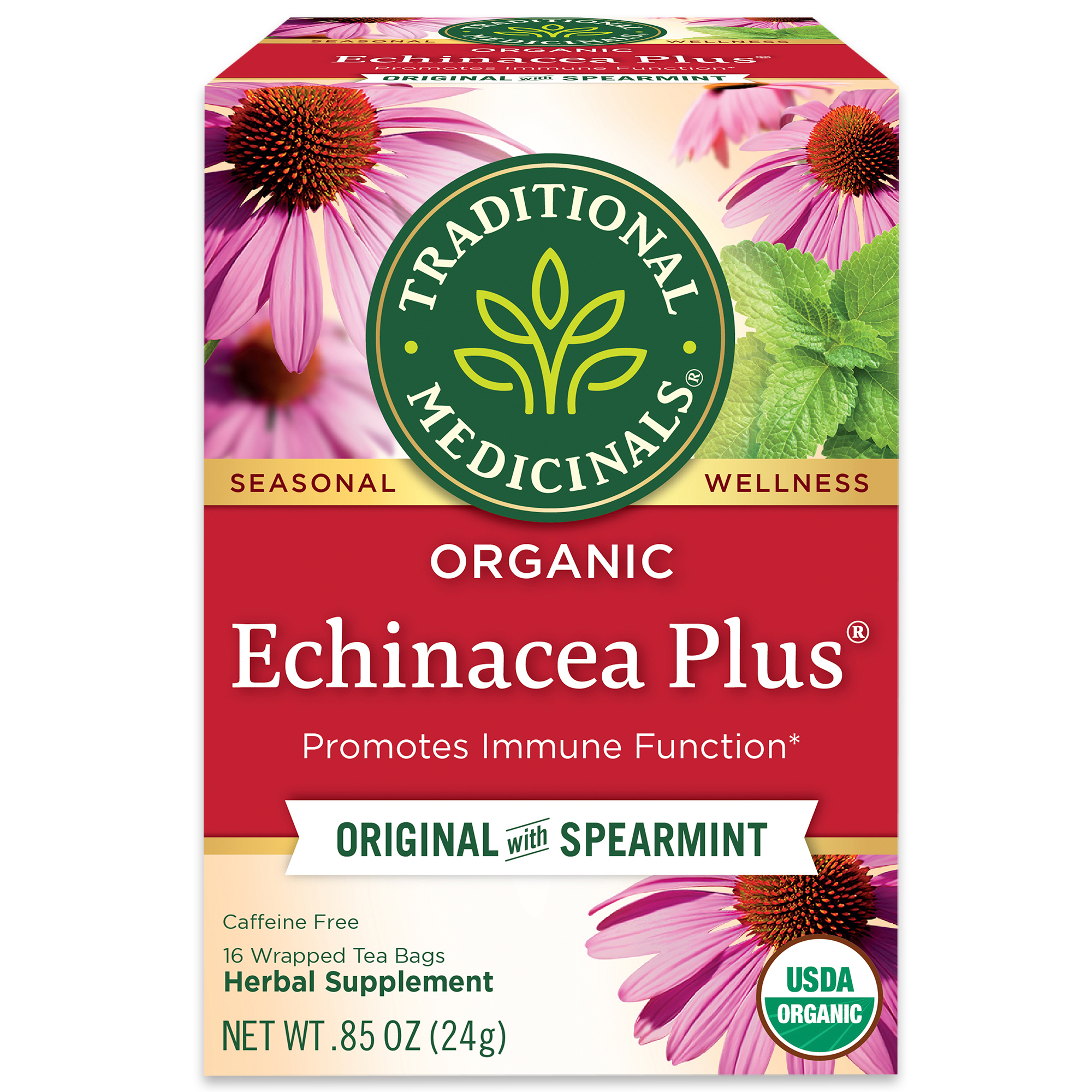 Organic Echinacea Plus, Caffeine Free Herbal Tea | Giant Eagle