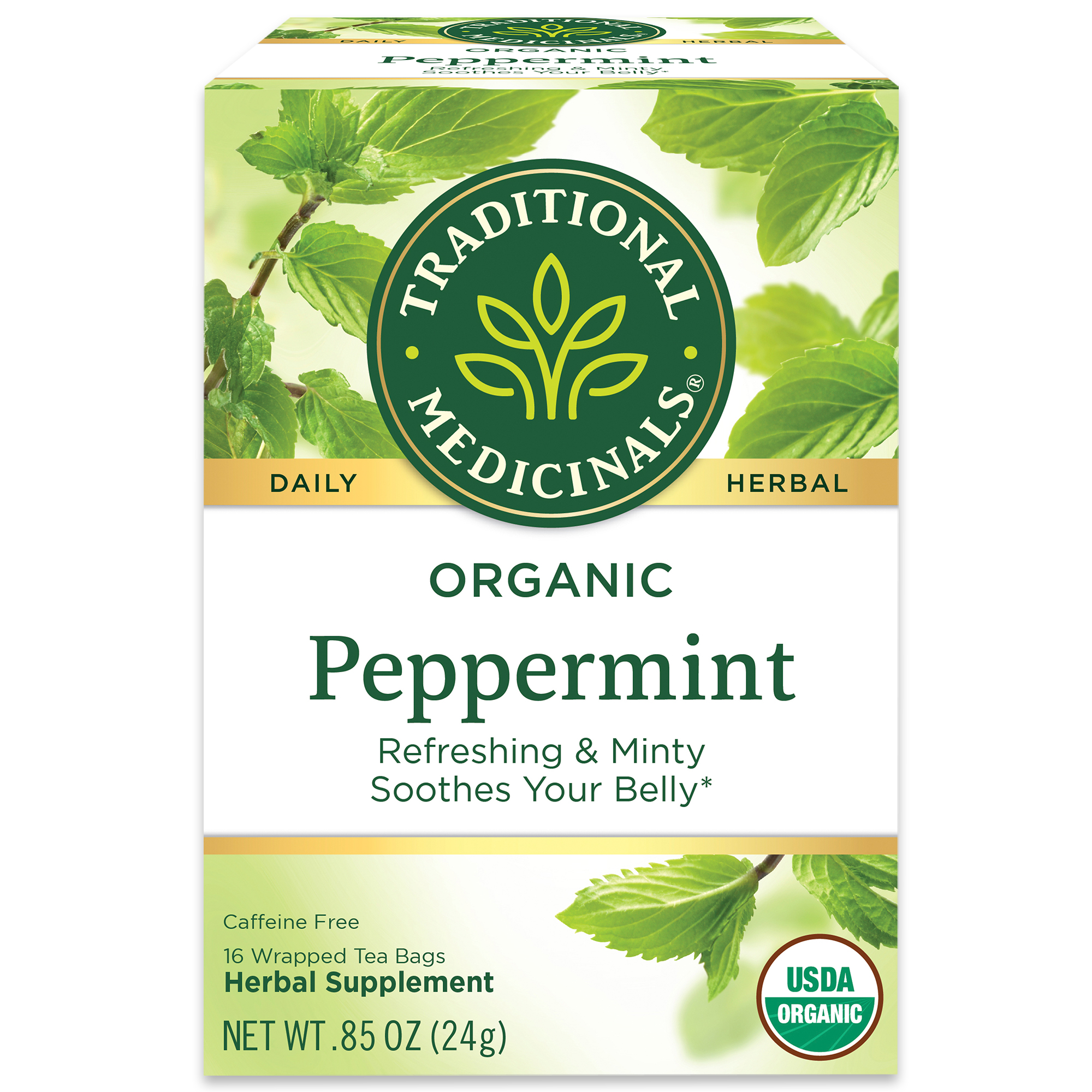 Organic Peppermint, Caffeine Free Herbal Tea | Giant Eagle