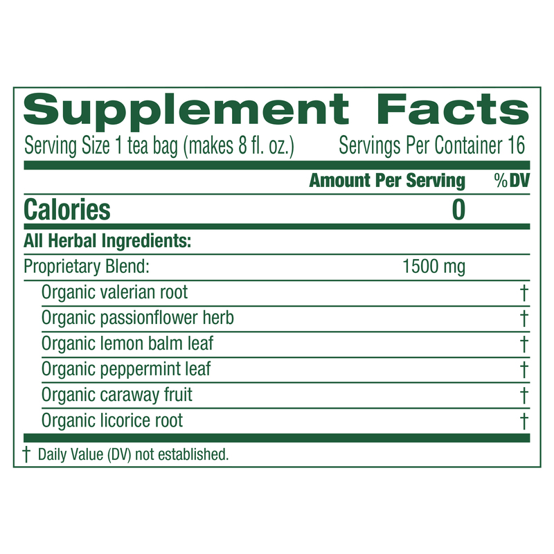 Organic Nighty Night Extra, Caffeine Free Herbal Tea | Giant Eagle