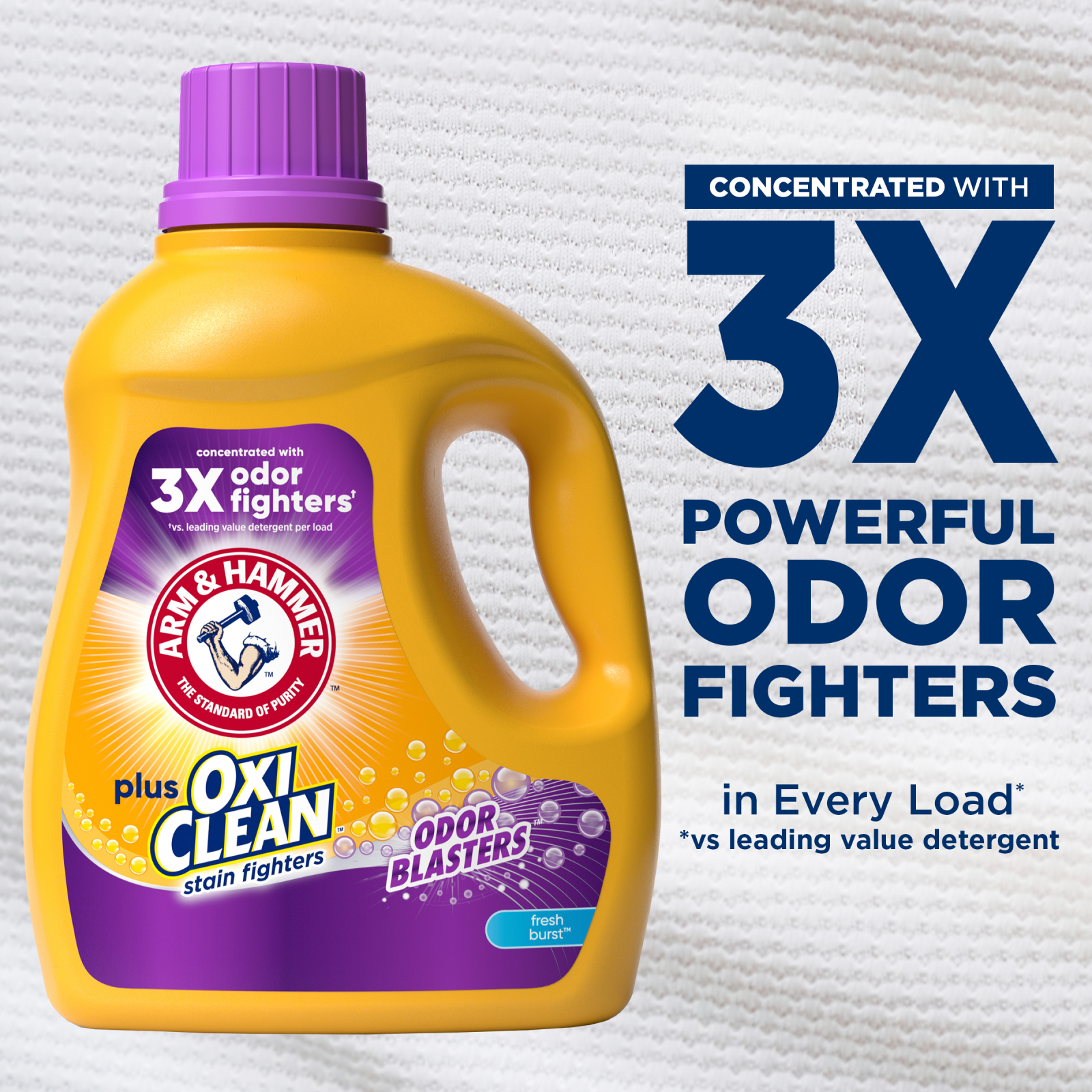 ARM & HAMMER Plus OxiClean Odor Blasters Fresh Burst, 77 Loads