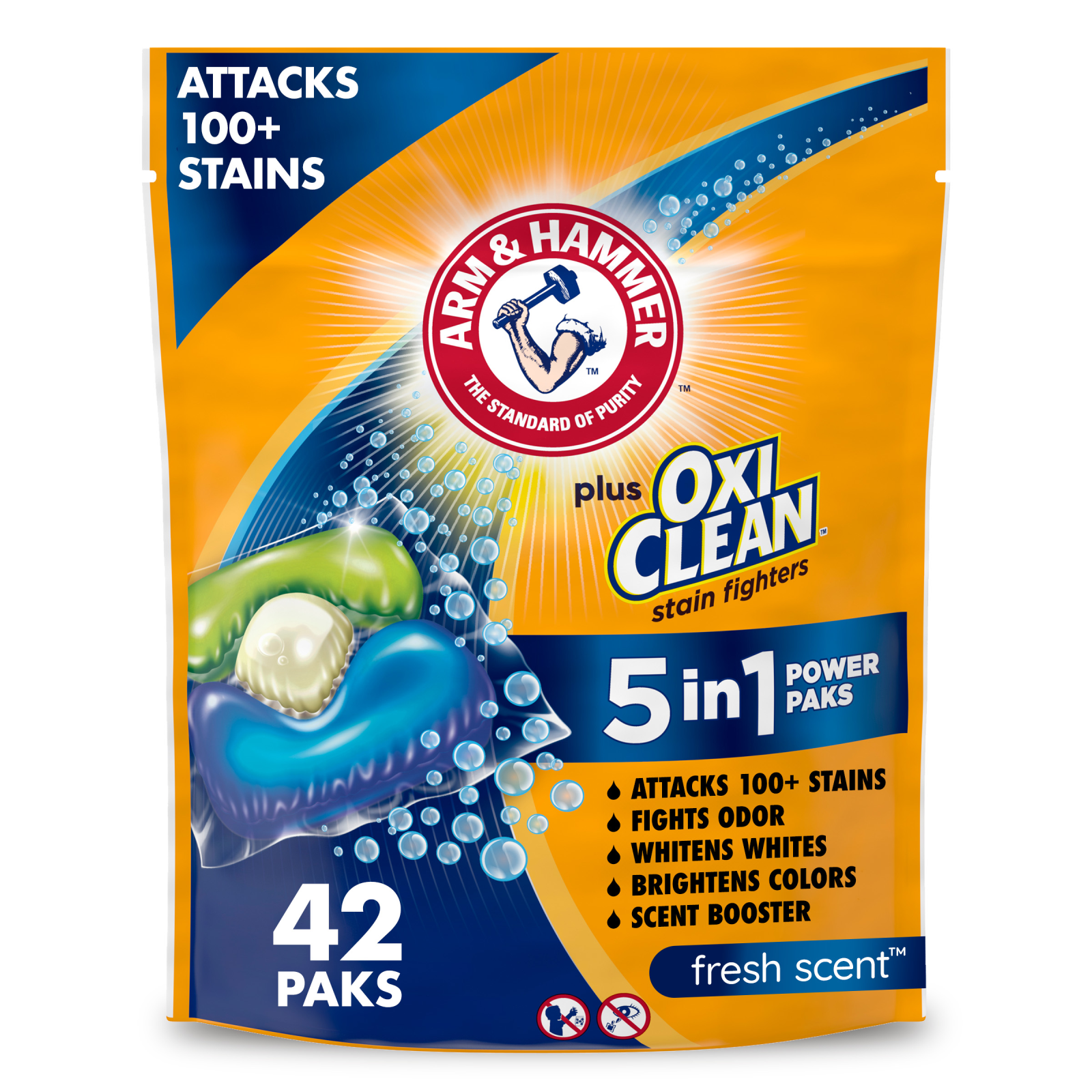 ARM & HAMMER Plus OxiClean with Odor Blasters Laundry Detergent