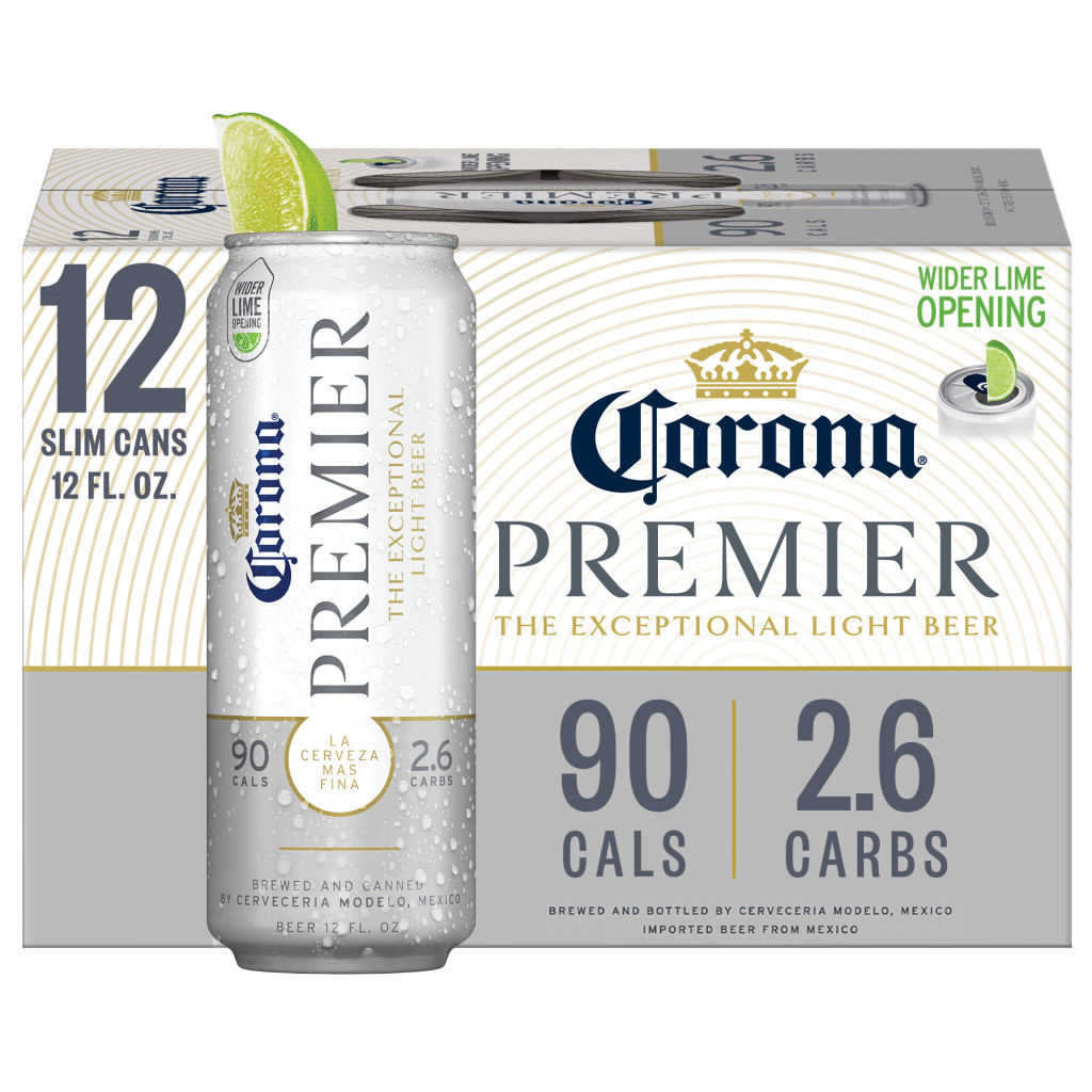 Corona Premier Mexican Lager Light Beer, 12 pk 12 fl. oz. Slim