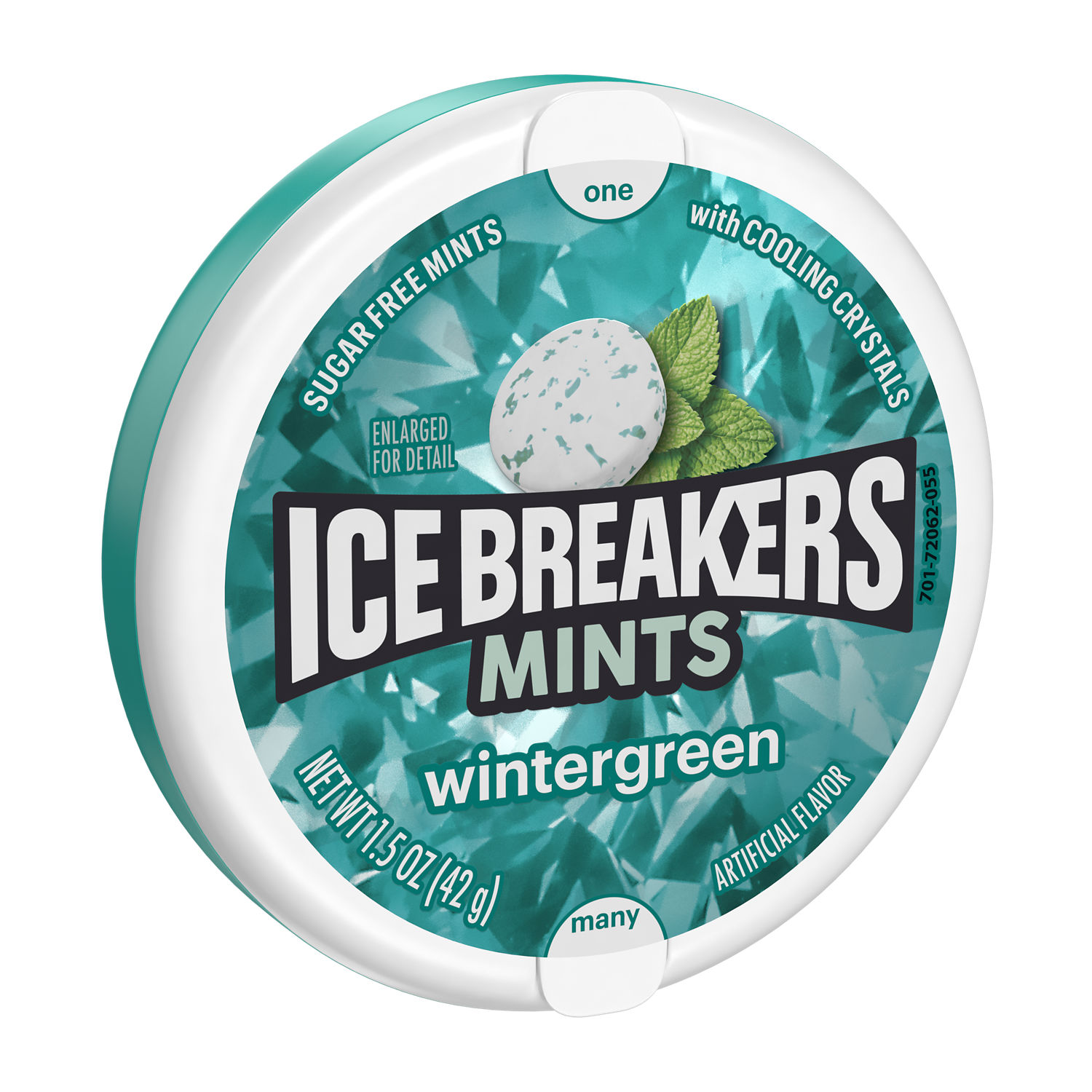 ICE BREAKERS Spearmint Flavored Sugar Free Mints Puck, 1.5 oz