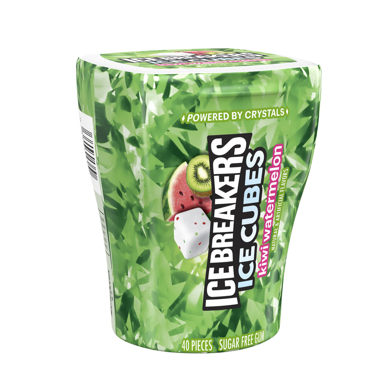 ICE BREAKERS Ice Cubes Kiwi Watermelon Flavored Sugar Free Chewing
