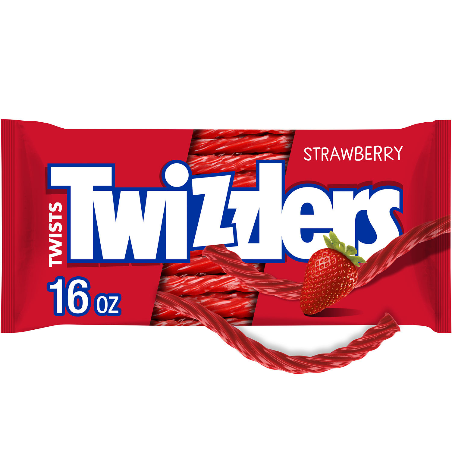 TWIZZLERS Twists Strawberry Flavored Licorice Style, Chewy Candy