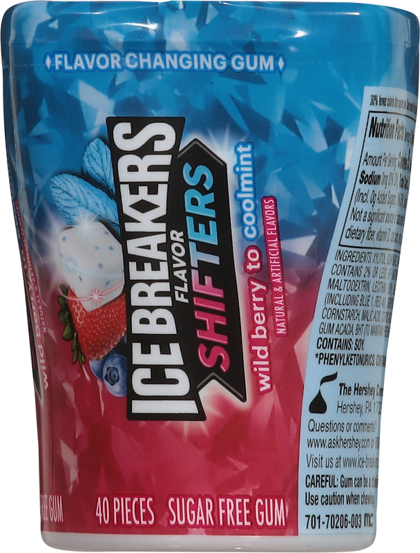 ICE BREAKERS Flavor Shifters Wild Berry to Coolmint Flavored Sugar