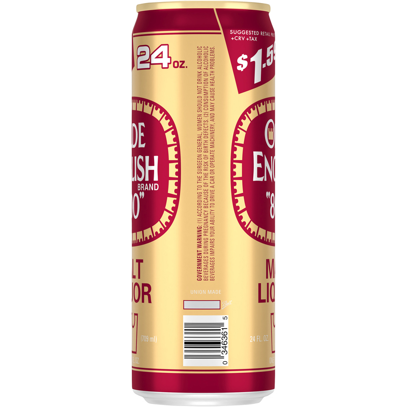 Olde English 800 Single 24 fl. oz. Aluminum Can 7.5% ABV | Giant