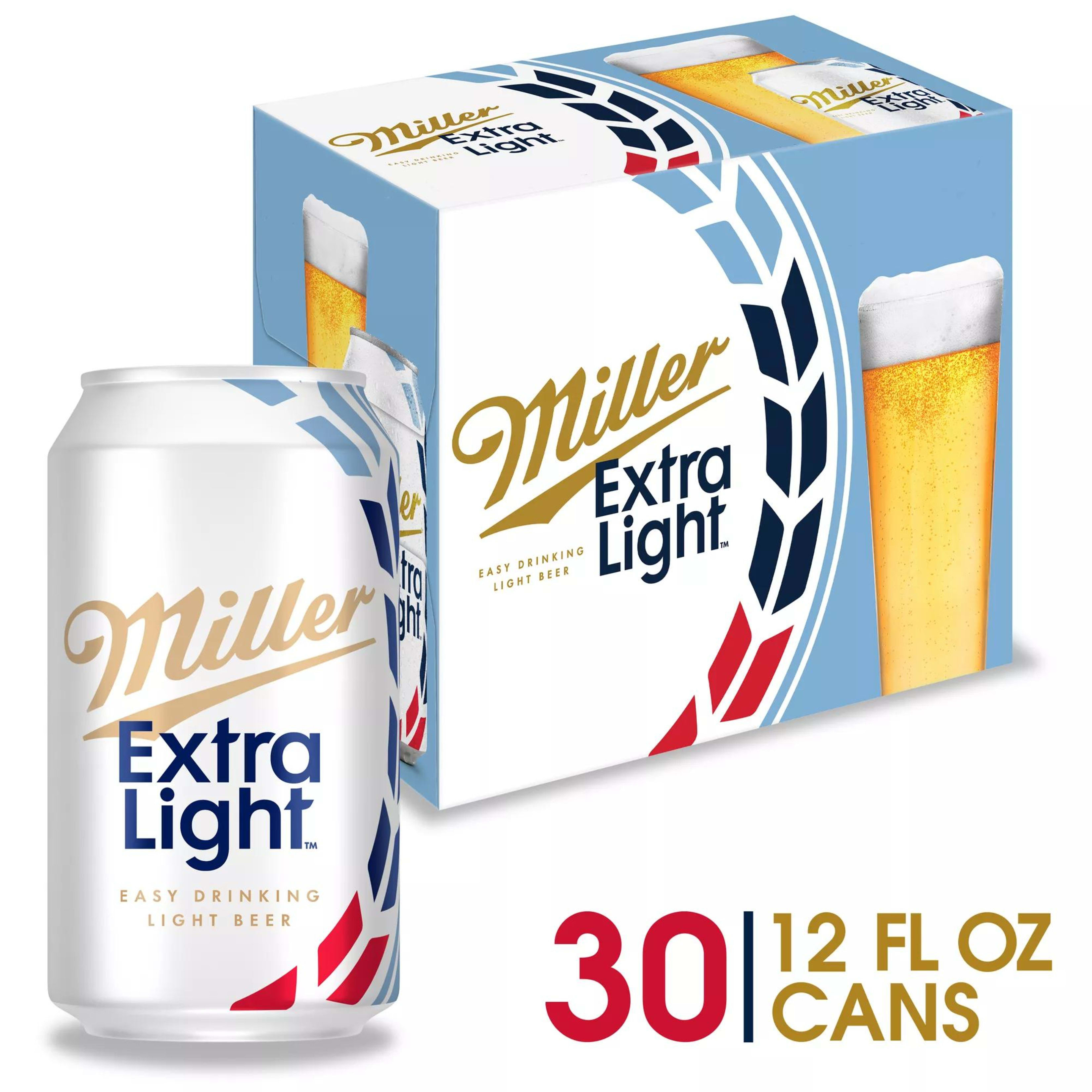 Miller Lite American Light Lager Beer, 30-pack, 12-oz beer cans