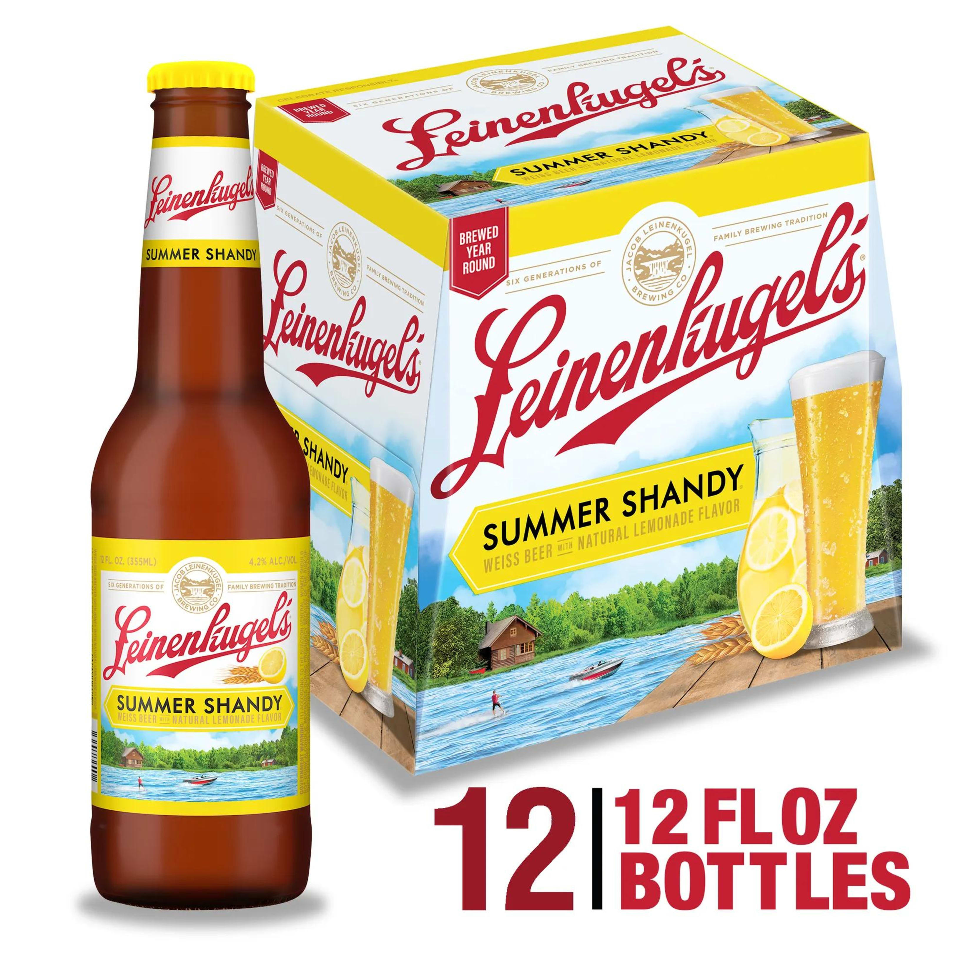 Leinenkugel's Summer Shandy Craft Beer, 4.2% ABV, 12-pack, 12-oz