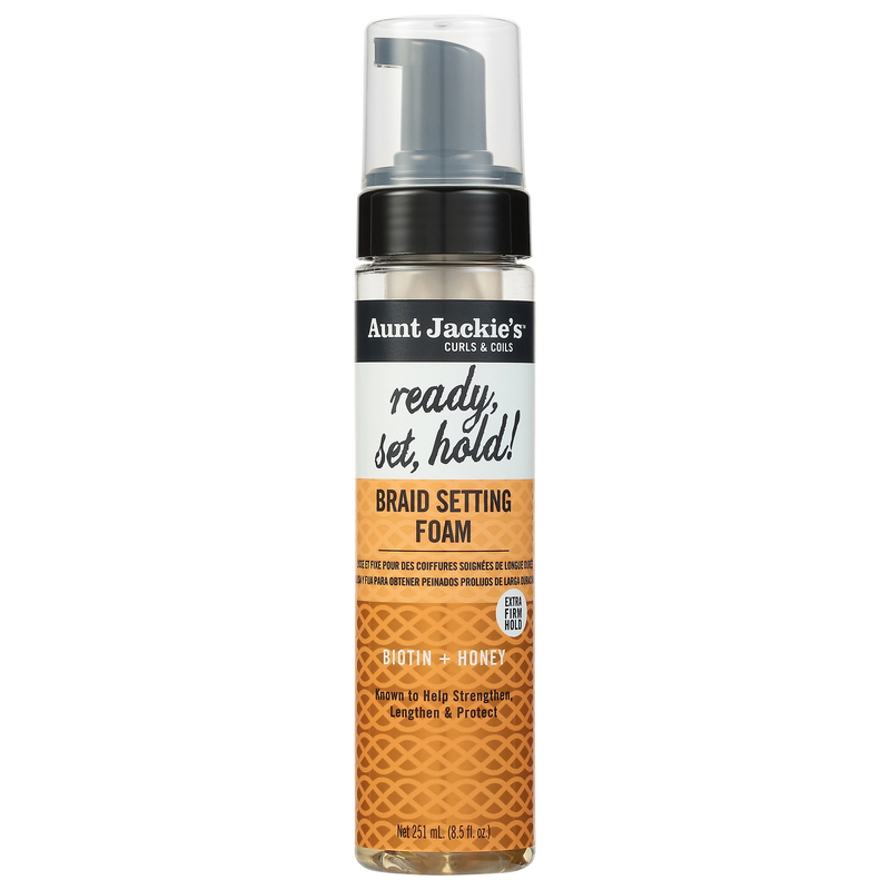 Aunt Jackie's Braid Setting Foam, Biotin + Honey | Giant Eagle