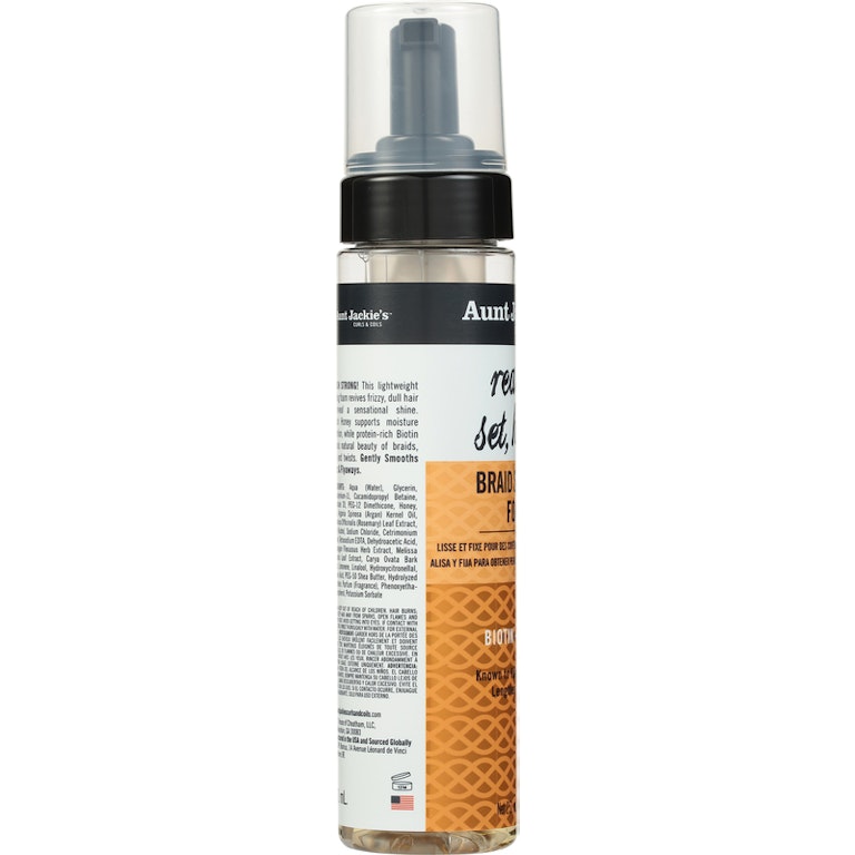 Aunt Jackie's Braid Setting Foam, Biotin + Honey | Giant Eagle Aunt Jackie's Braid Setting Foam, Biotin + Honey | Giant Eagle