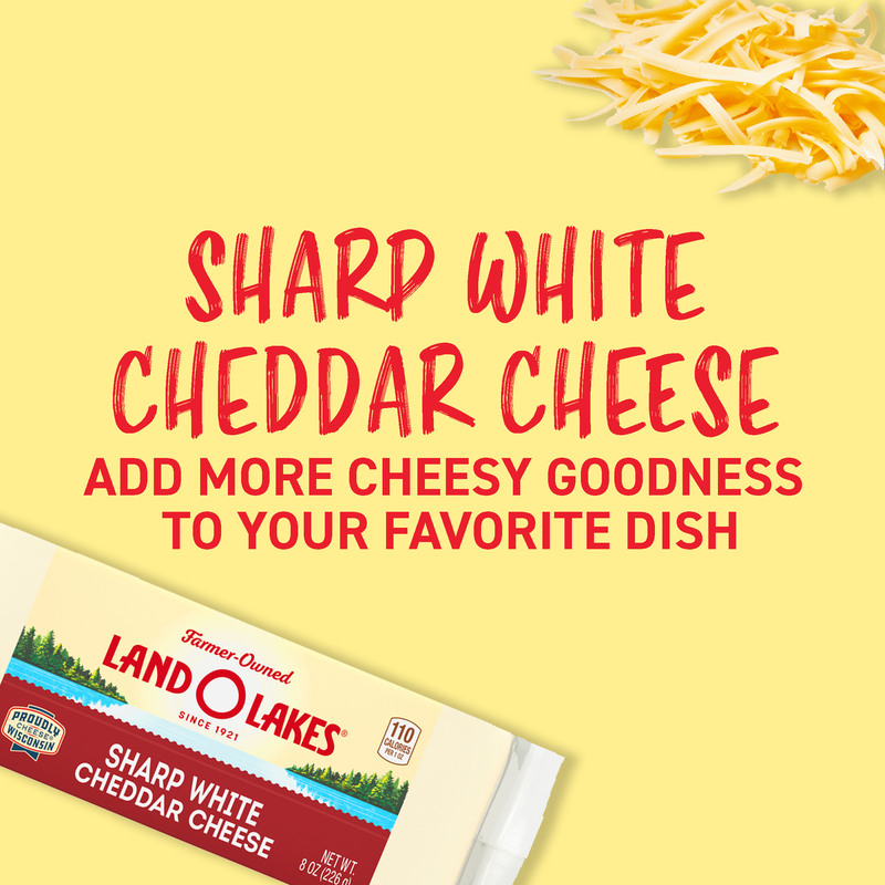 Land O Lakes Sharp White Cheddar Cheese Chunk | Giant Eagle