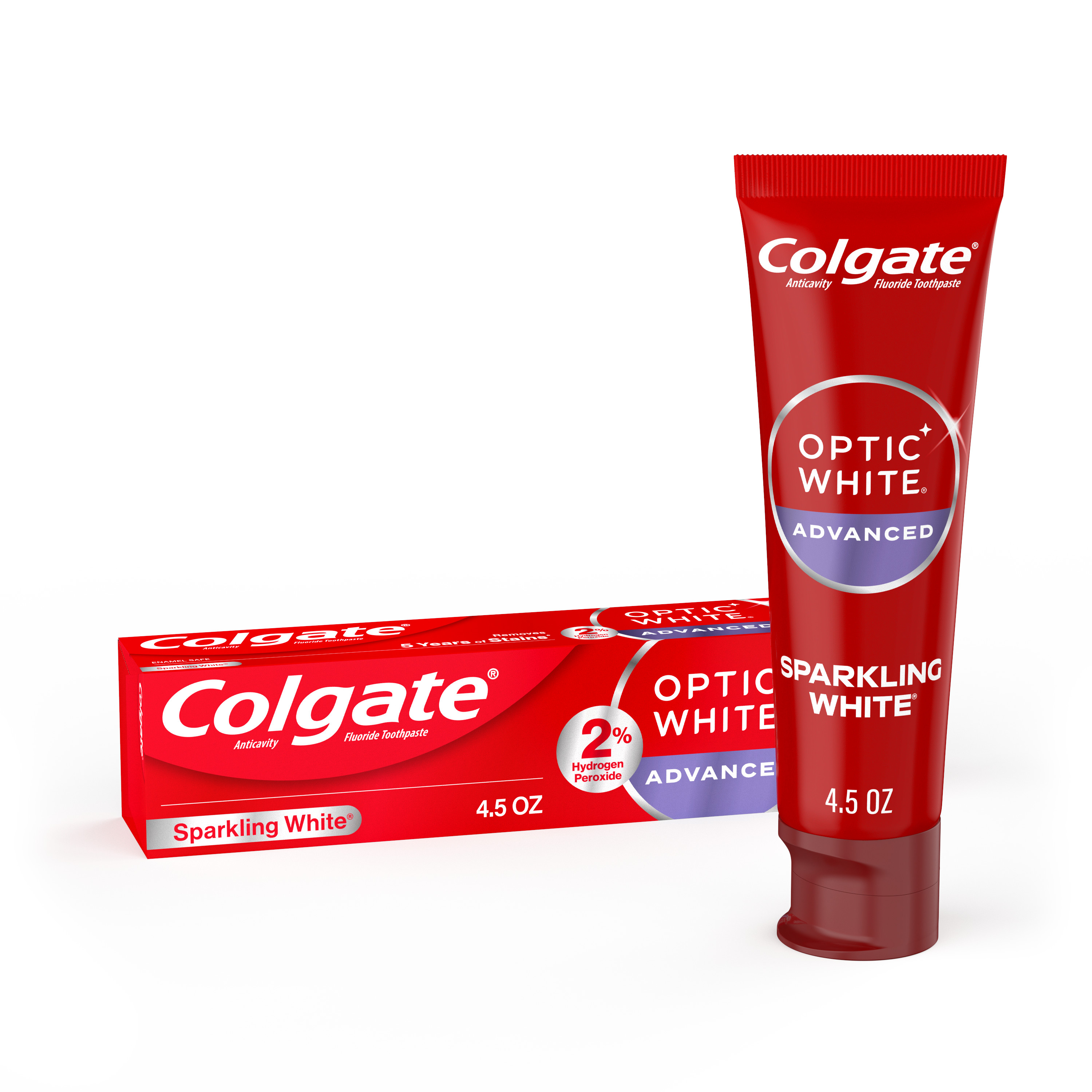 Colgate Optic White Advanced Teeth Whitening Toothpaste