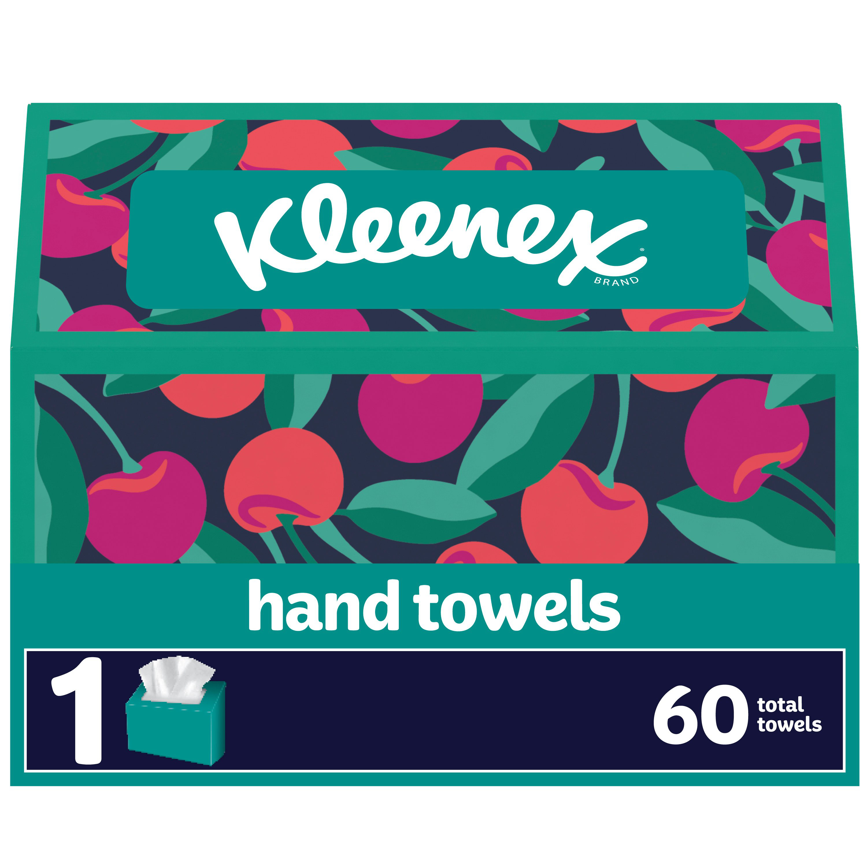 Kleenex Disposable Paper Hand Towels, 1 Box, 60 Towels per Box