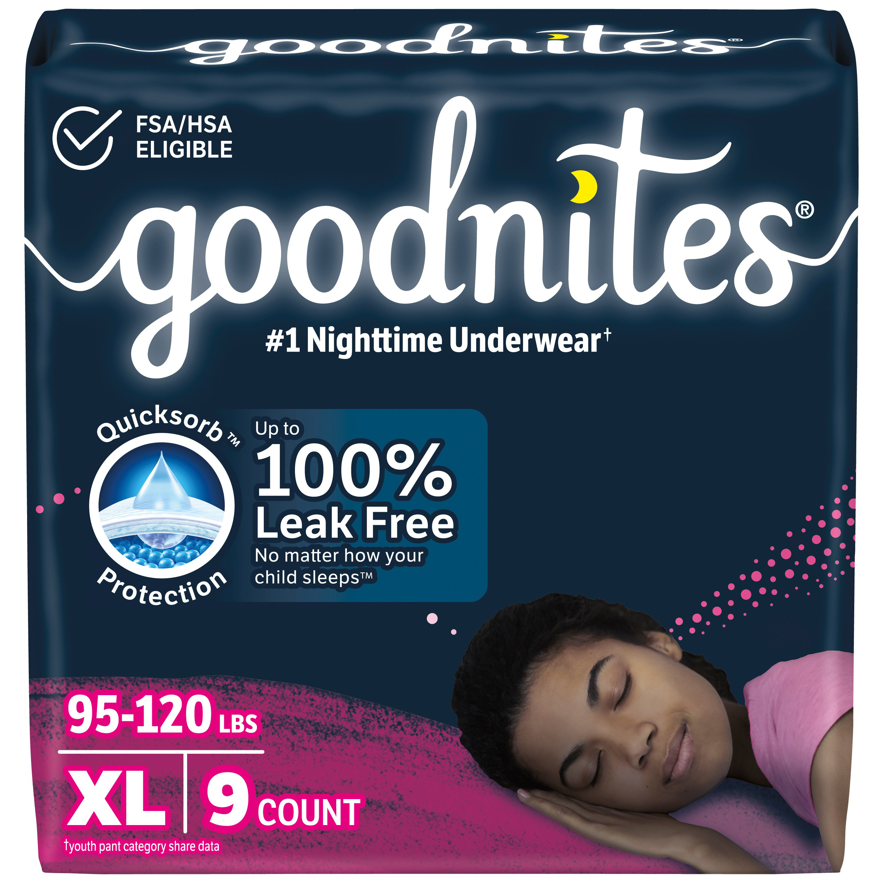 Goodnites XXL 12枚入 【未開封】 Goodnites Boys' Nighttime Bedwetting Underwear, Size Extra