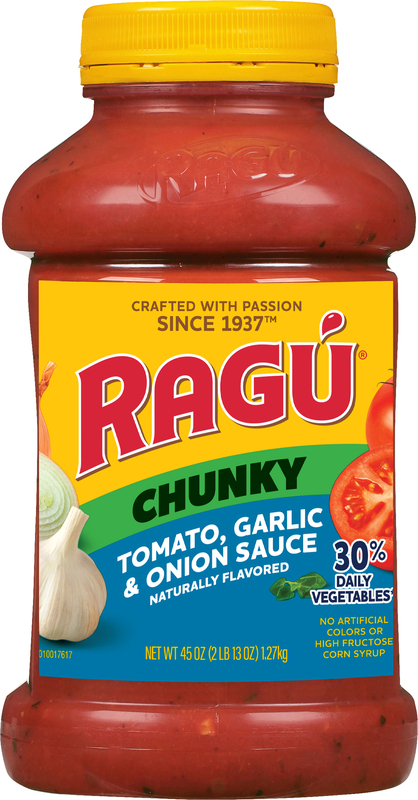 Ragu Chunky Tomato, Garlic & Onion Sauce | Giant Eagle | Because